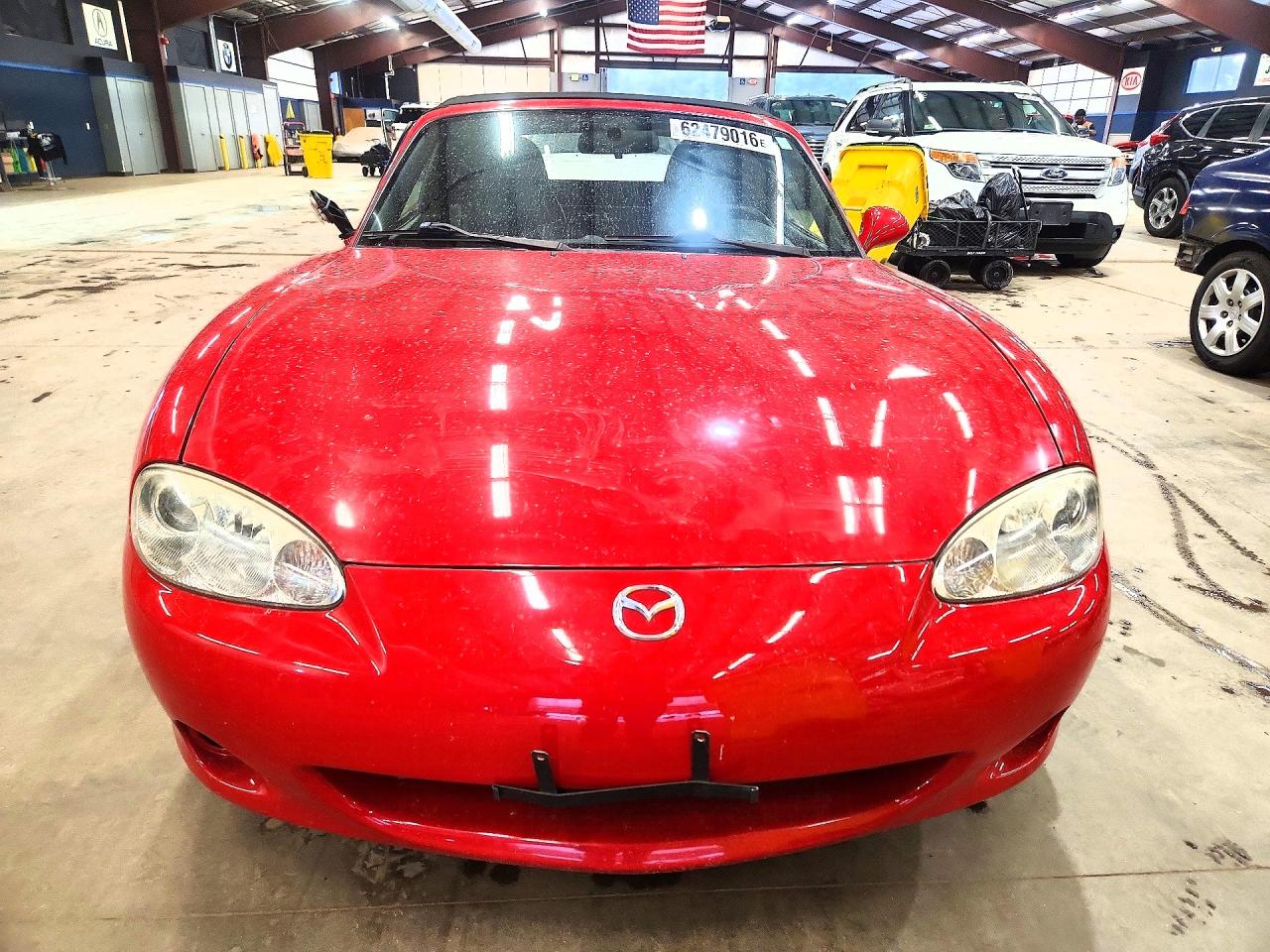 2004 Mazda Mx-5 Miata Base Red vin: JM1NB353140407514