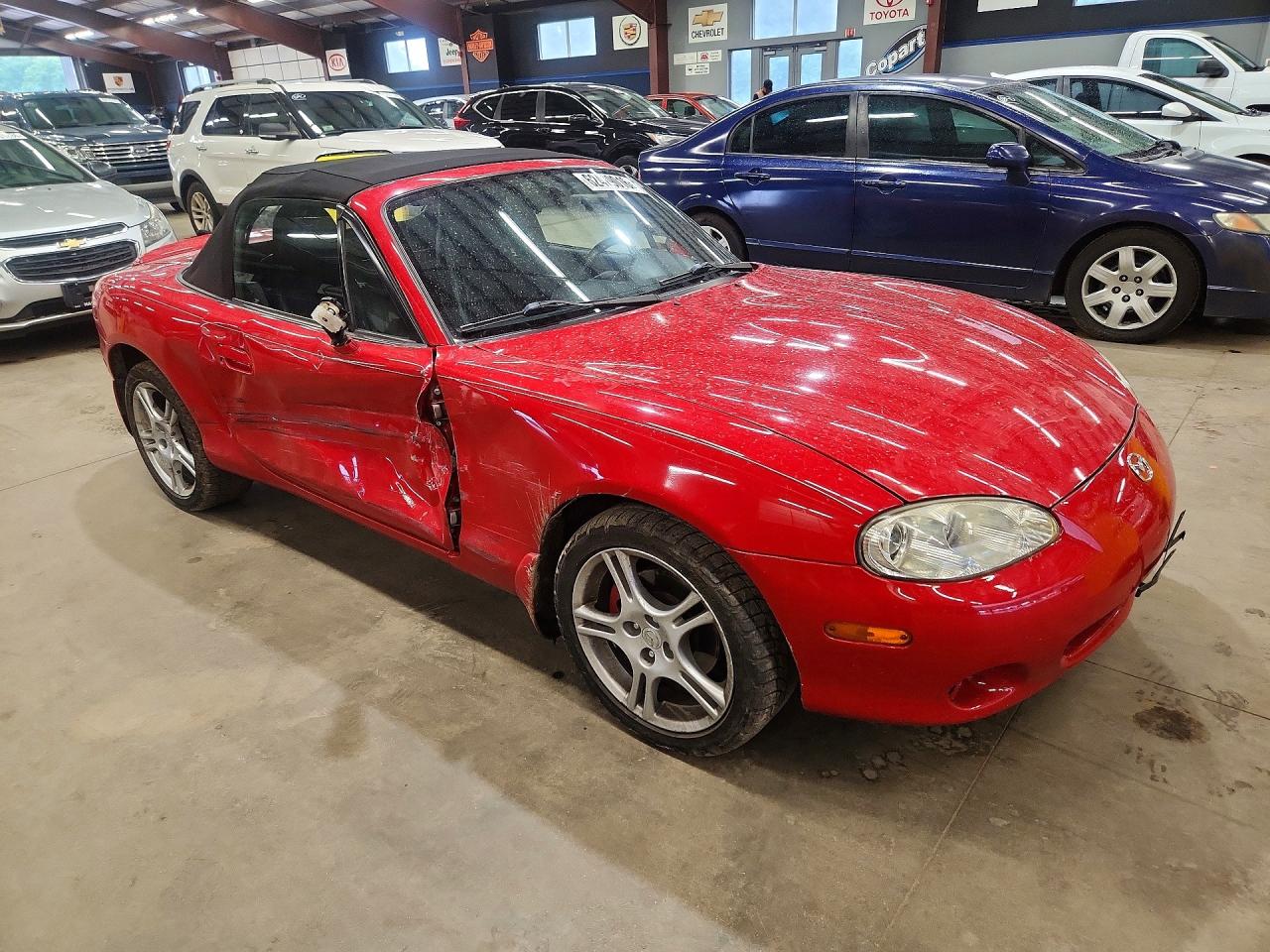 2004 Mazda Mx-5 Miata Base Red vin: JM1NB353140407514