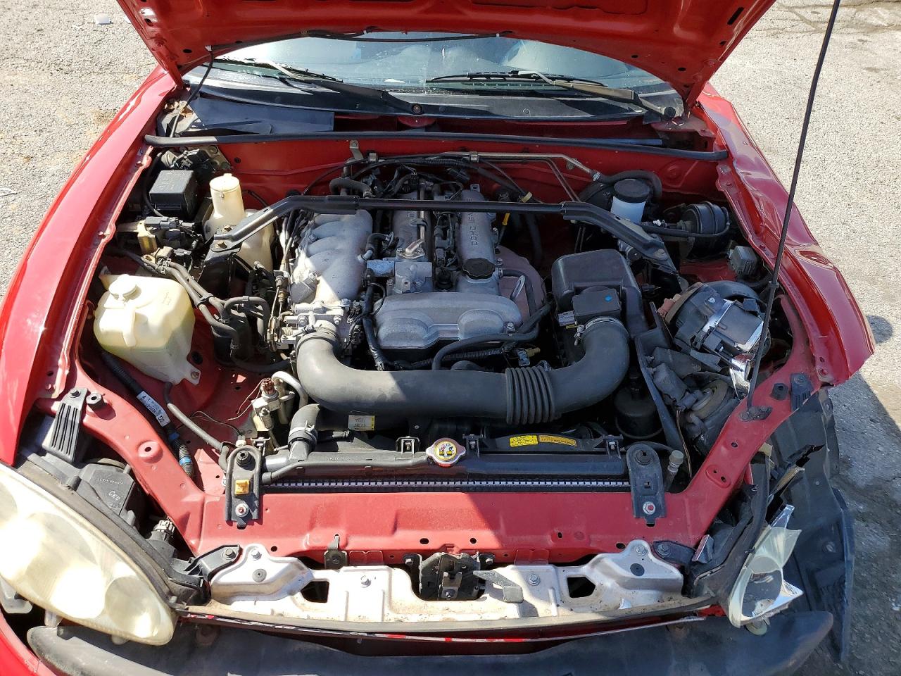 2005 Mazda Miata Mx-5 Red vin: JM1NB353150411418