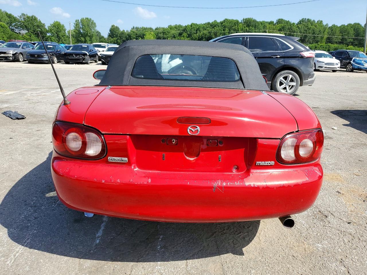 2005 Mazda Miata Mx-5 Red vin: JM1NB353150411418