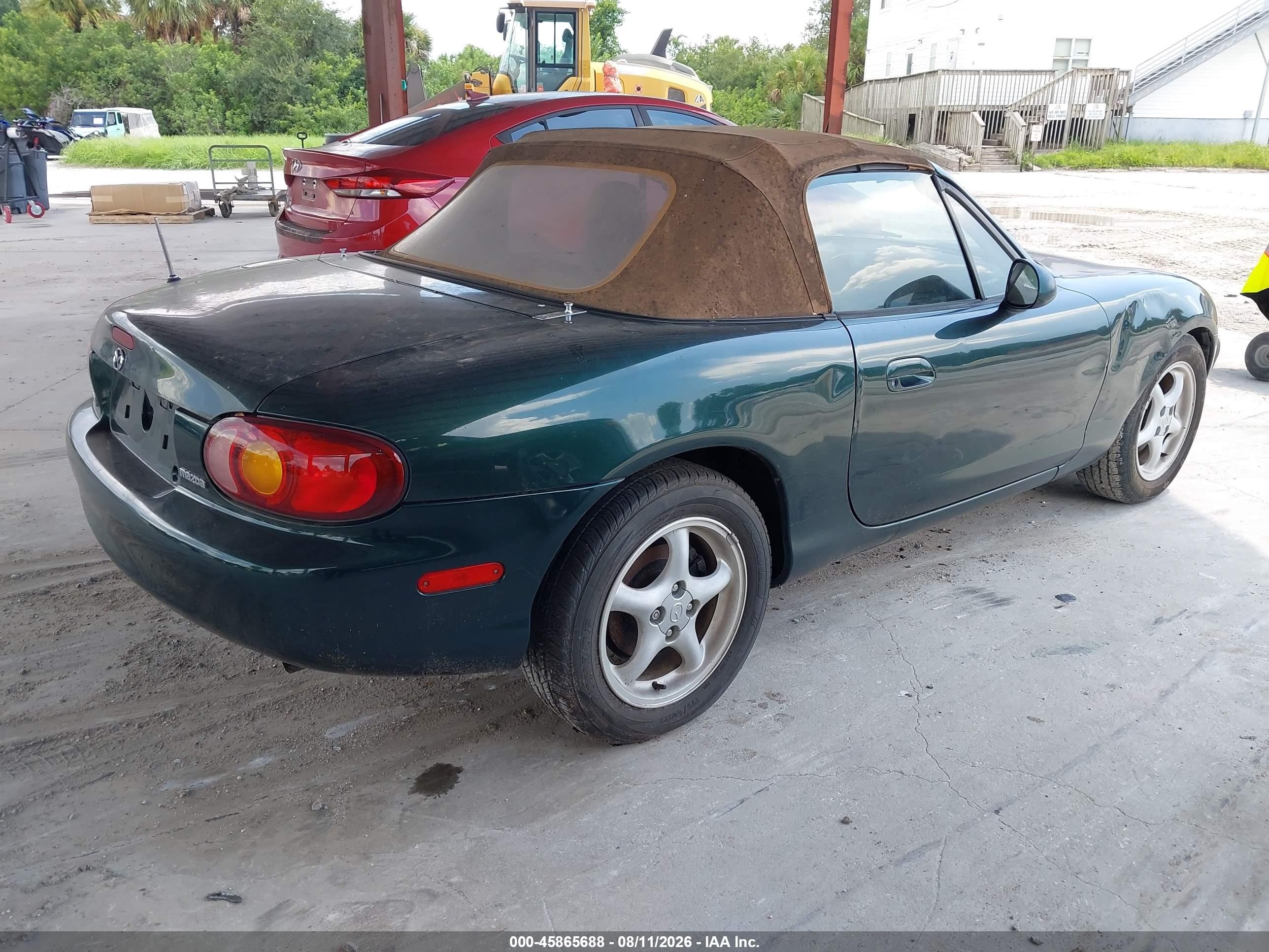 1999 Mazda Mx-5 Miata 10th Anniversary Edition/leather/popular Equip/sport/touring Green vin: JM1NB3531X0125698