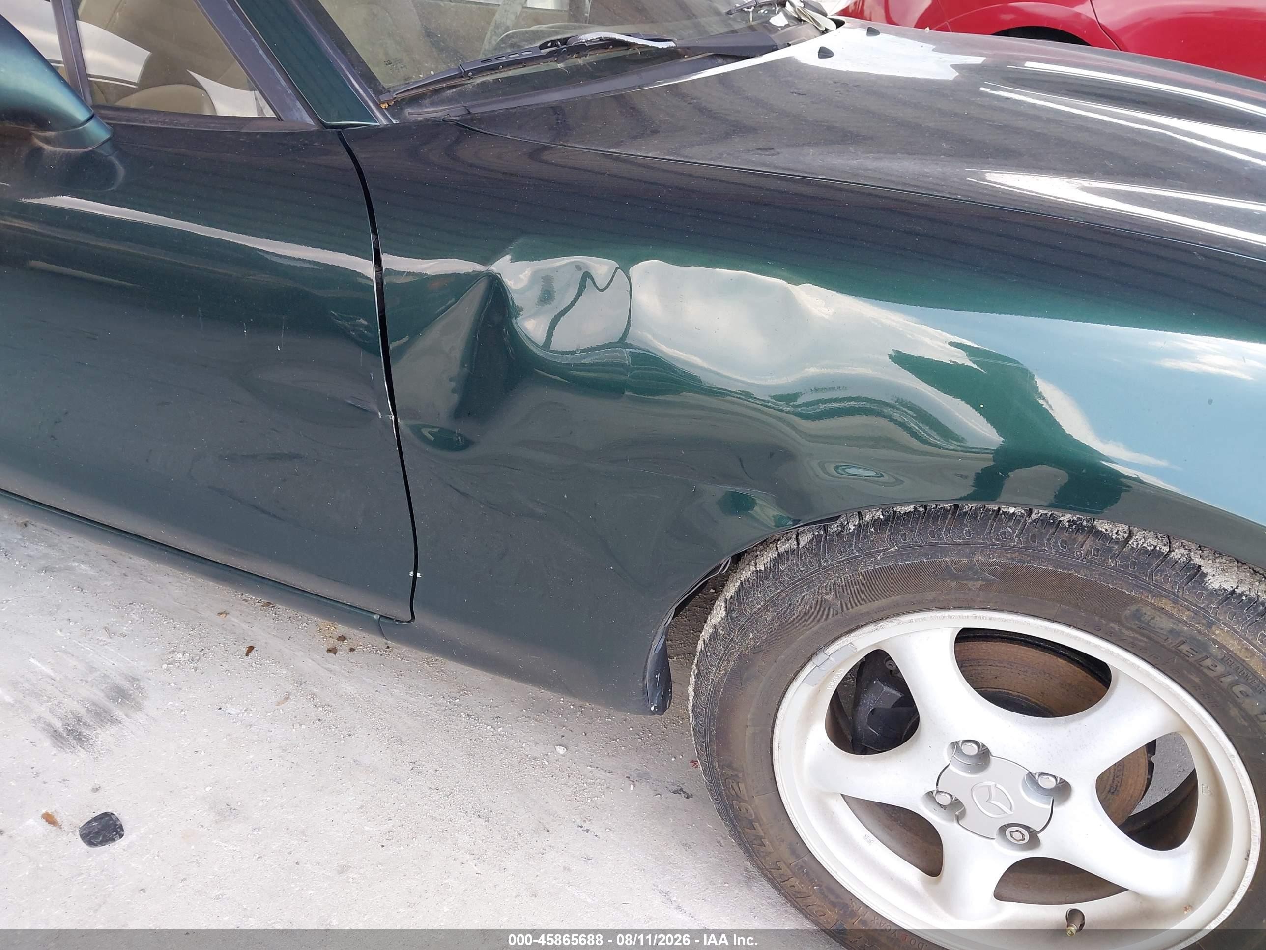 1999 Mazda Mx-5 Miata 10th Anniversary Edition/leather/popular Equip/sport/touring Green vin: JM1NB3531X0125698