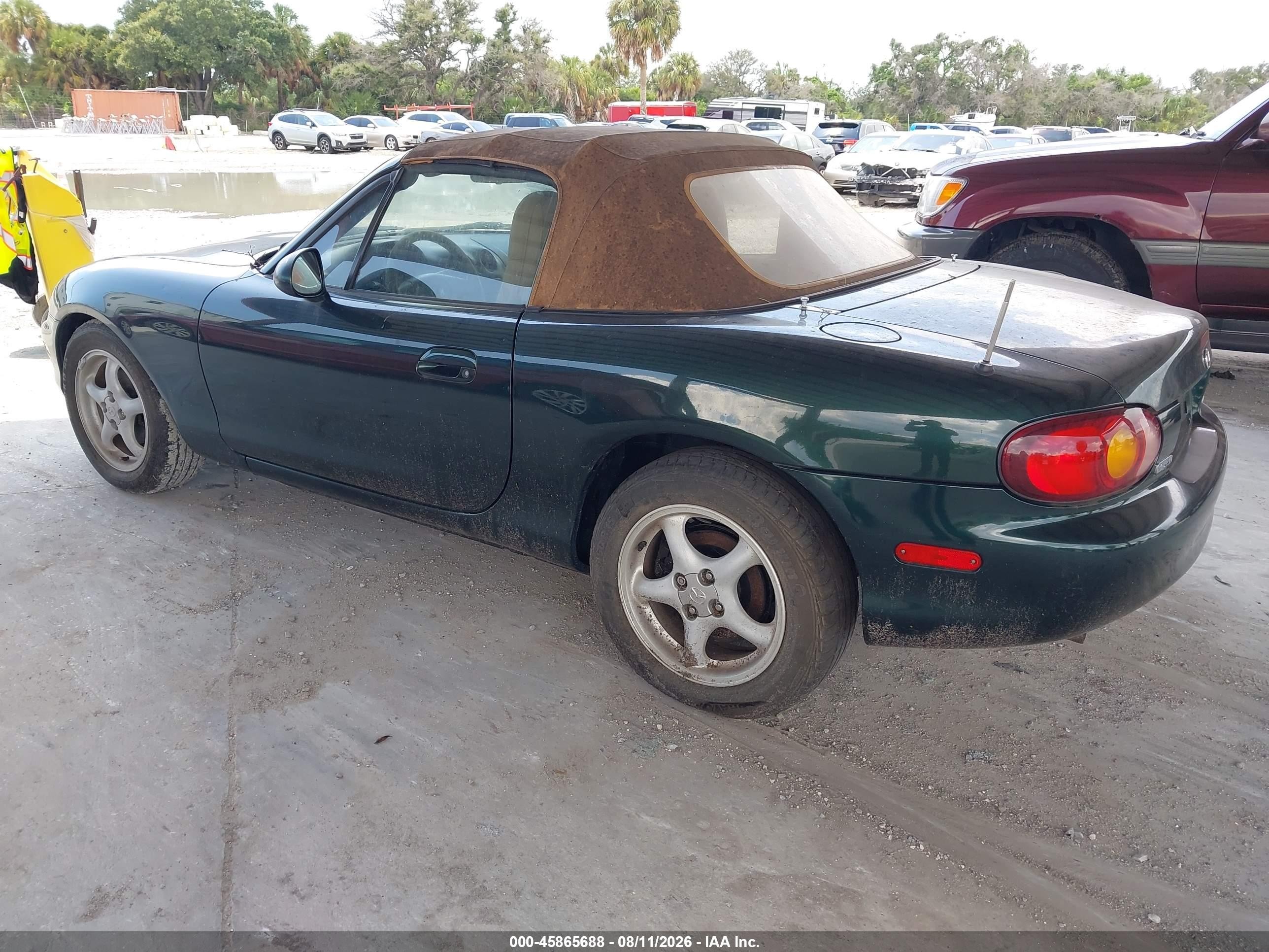 1999 Mazda Mx-5 Miata 10th Anniversary Edition/leather/popular Equip/sport/touring Green vin: JM1NB3531X0125698