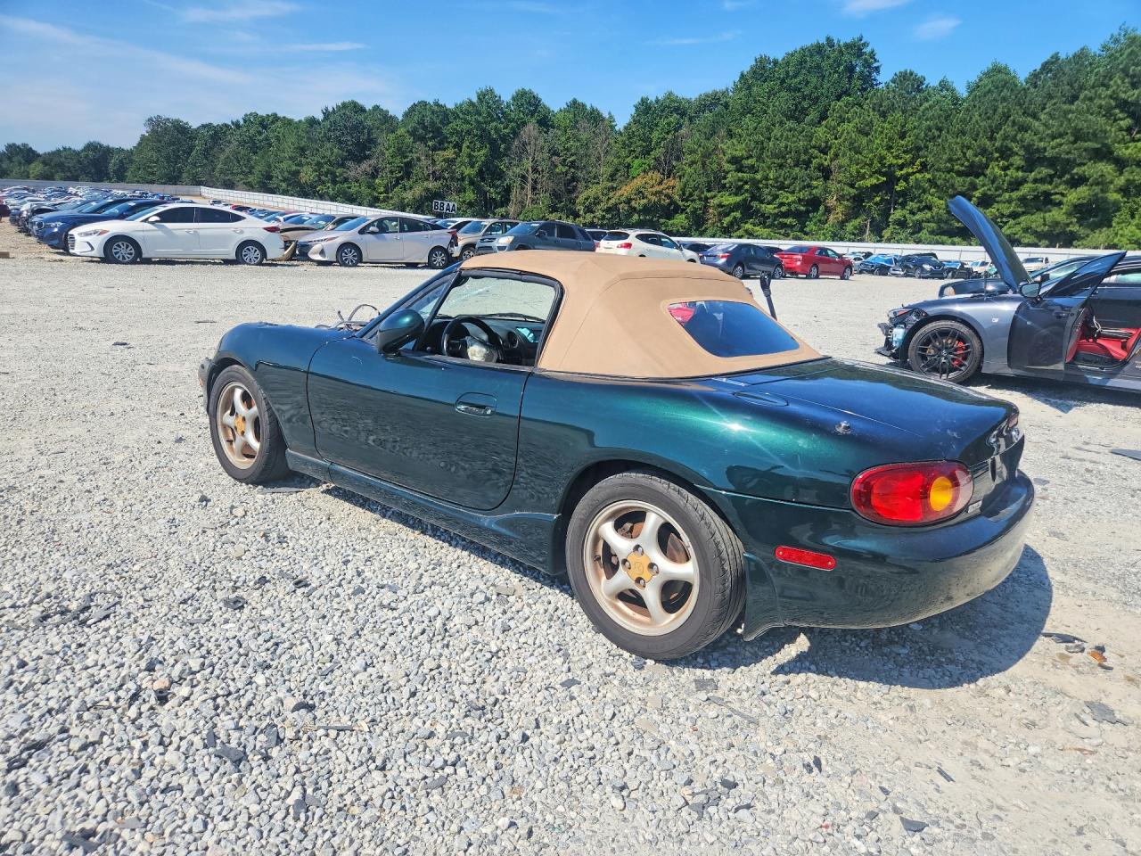 1999 Mazda Mx-5 Miata Green vin: JM1NB3531X0137785