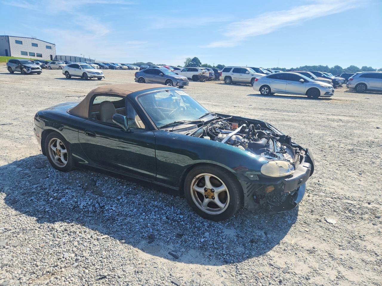 1999 Mazda Mx-5 Miata Green vin: JM1NB3531X0137785