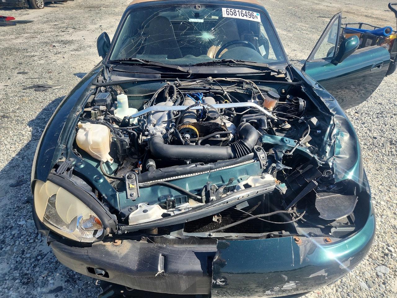 1999 Mazda Mx-5 Miata Green vin: JM1NB3531X0137785