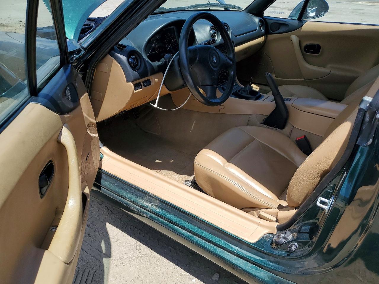 2000 Mazda Mx-5 Miata Base Green vin: JM1NB3531Y0155690