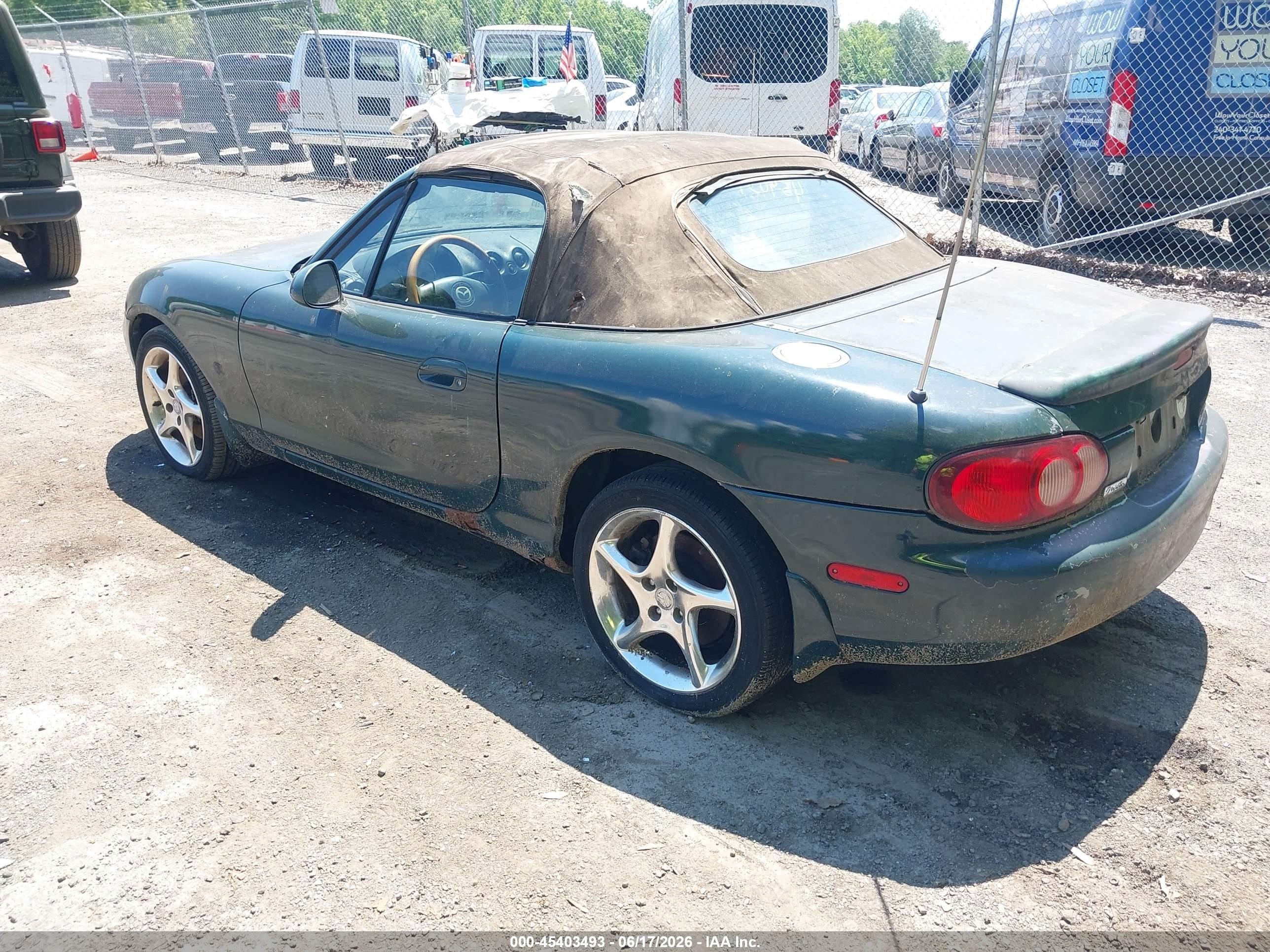 2001 Mazda Mx-5 Miata Ls/special Edition Green vin: JM1NB353210214171