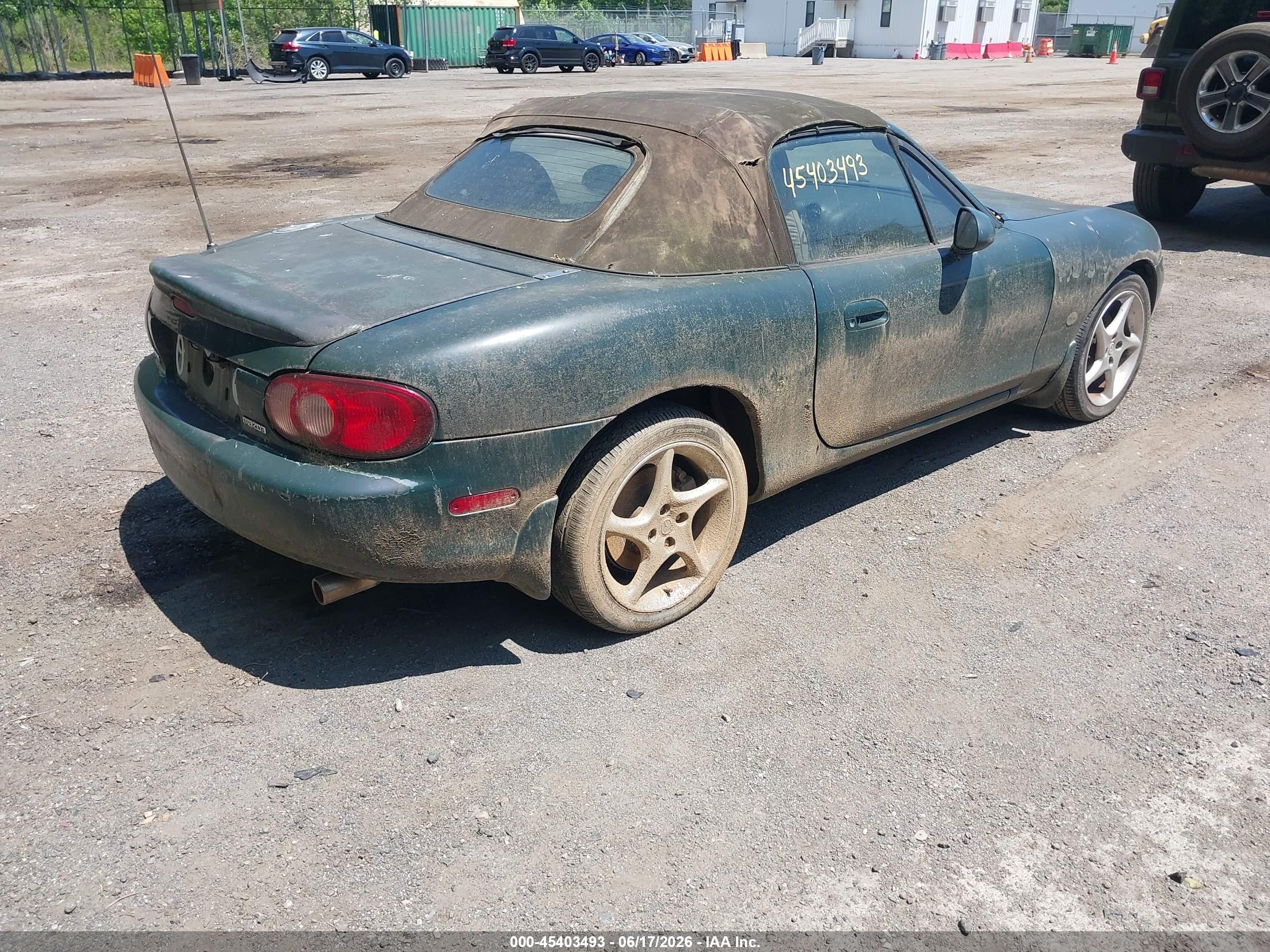 2001 Mazda Mx-5 Miata Ls/special Edition Green vin: JM1NB353210214171