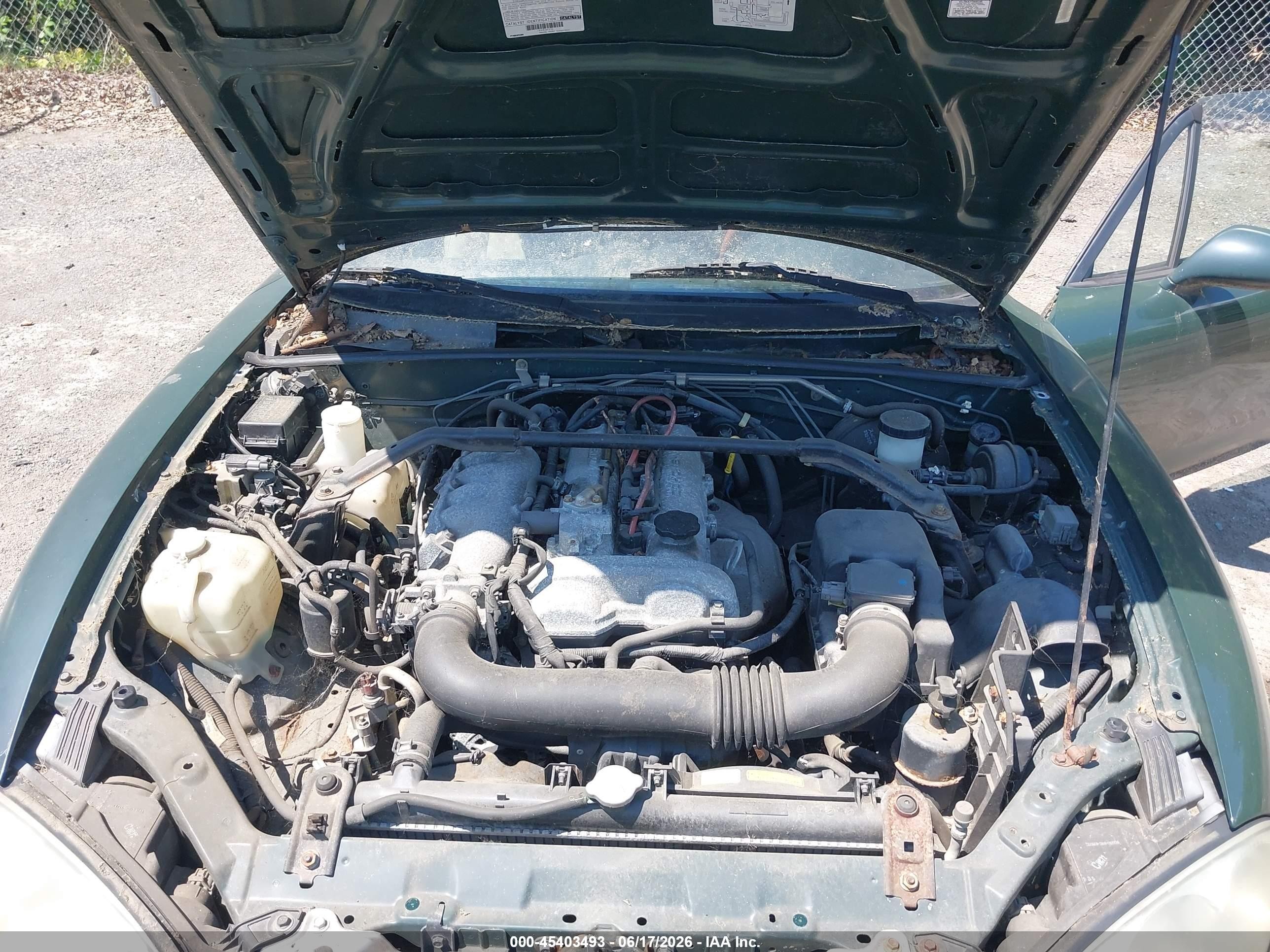 2001 Mazda Mx-5 Miata Ls/special Edition Green vin: JM1NB353210214171