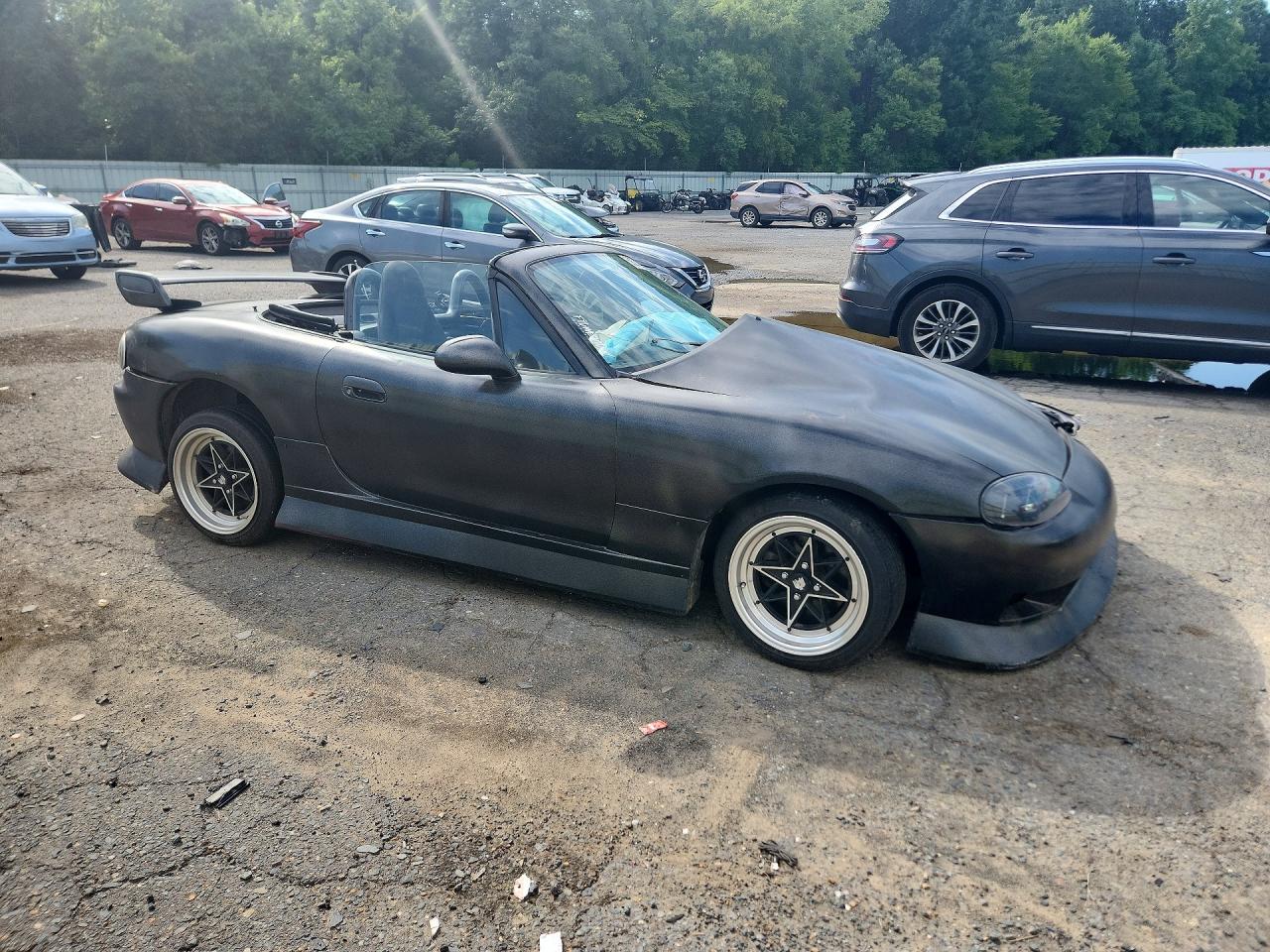 2002 Mazda Mx-5 Miata Base Черный vin: JM1NB353220223227