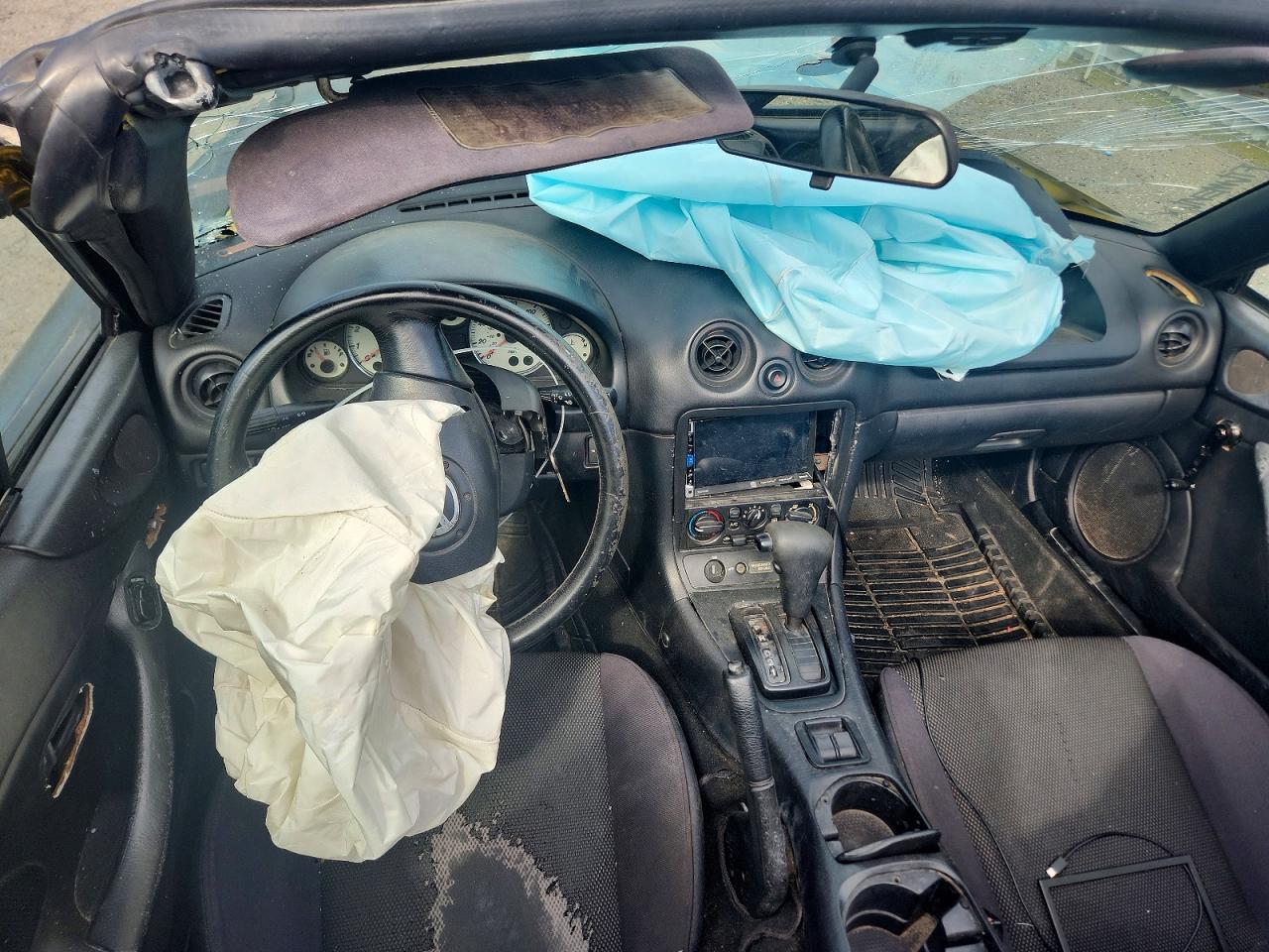 2002 Mazda Mx-5 Miata Base Черный vin: JM1NB353220223227