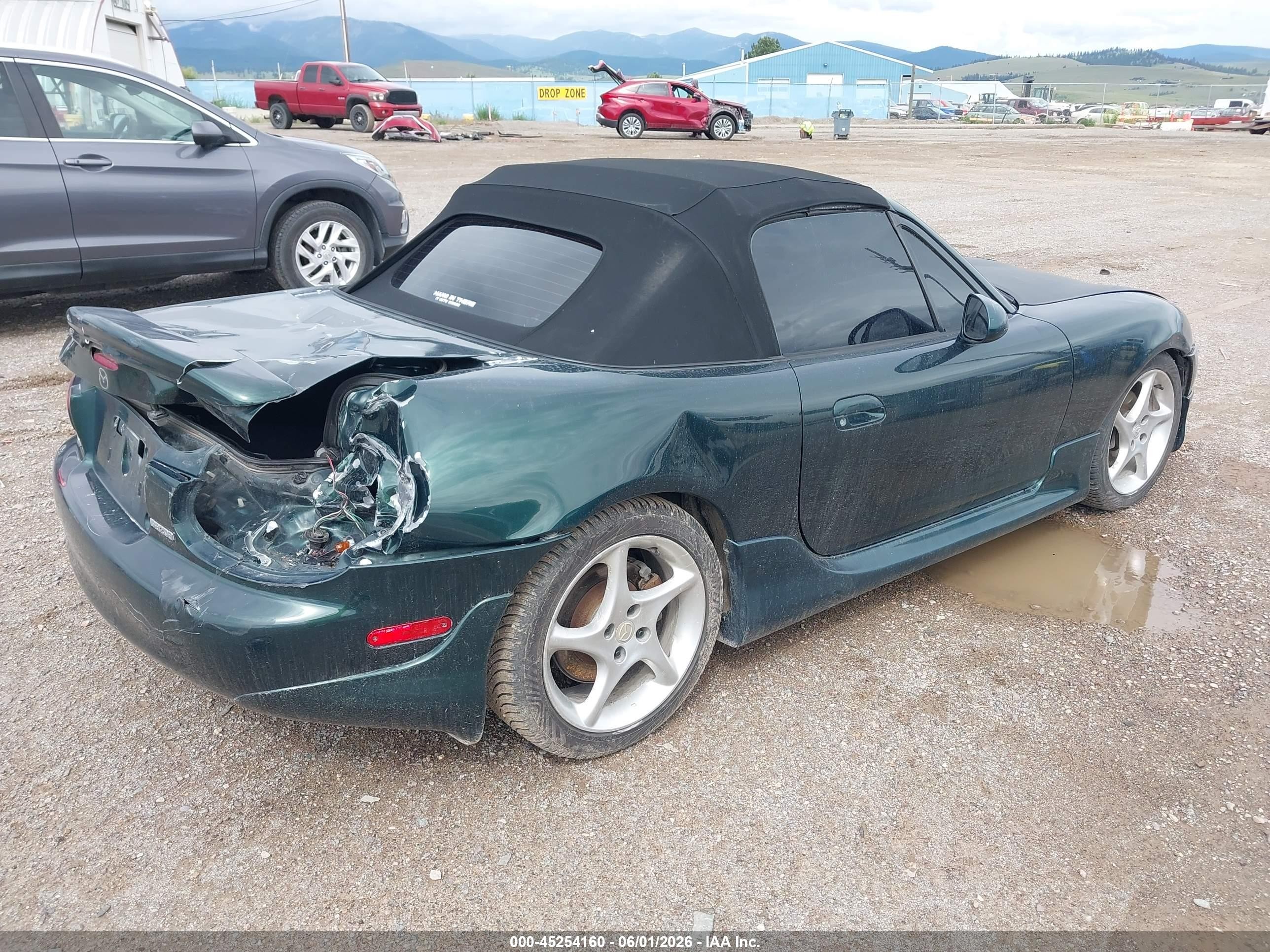 2003 Mazda Mx-5 Miata Cloth/ls/se/shinsen Green vin: JM1NB353230300728