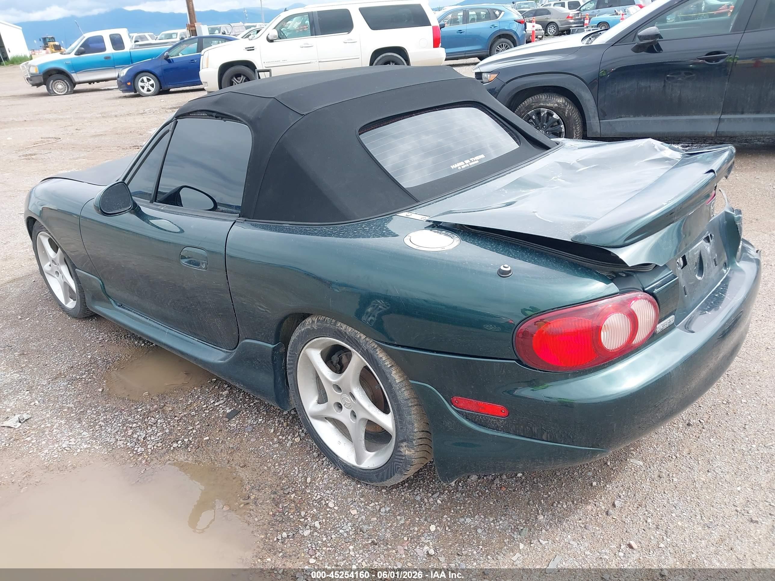 2003 Mazda Mx-5 Miata Cloth/ls/se/shinsen Green vin: JM1NB353230300728