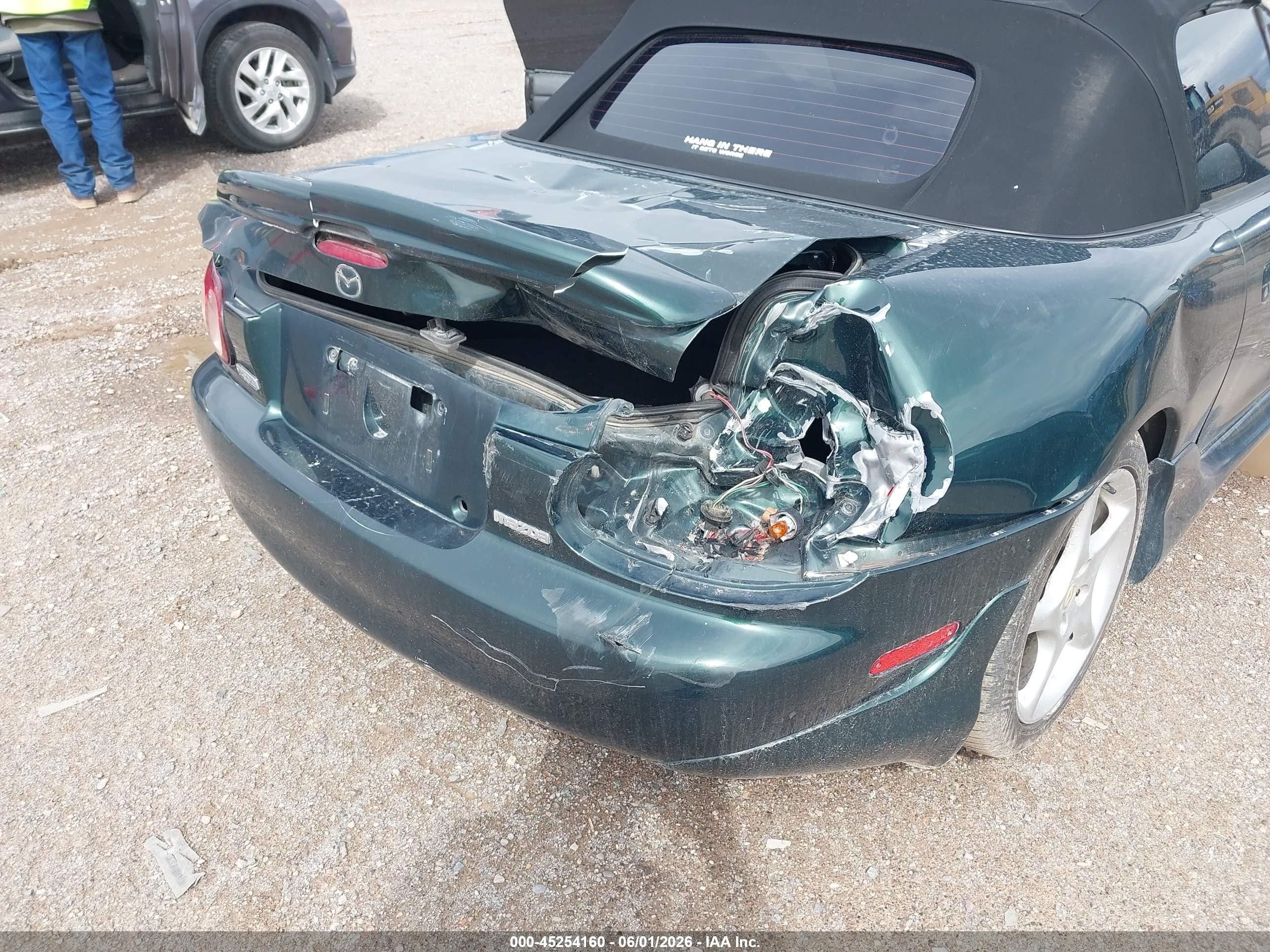 2003 Mazda Mx-5 Miata Cloth/ls/se/shinsen Green vin: JM1NB353230300728