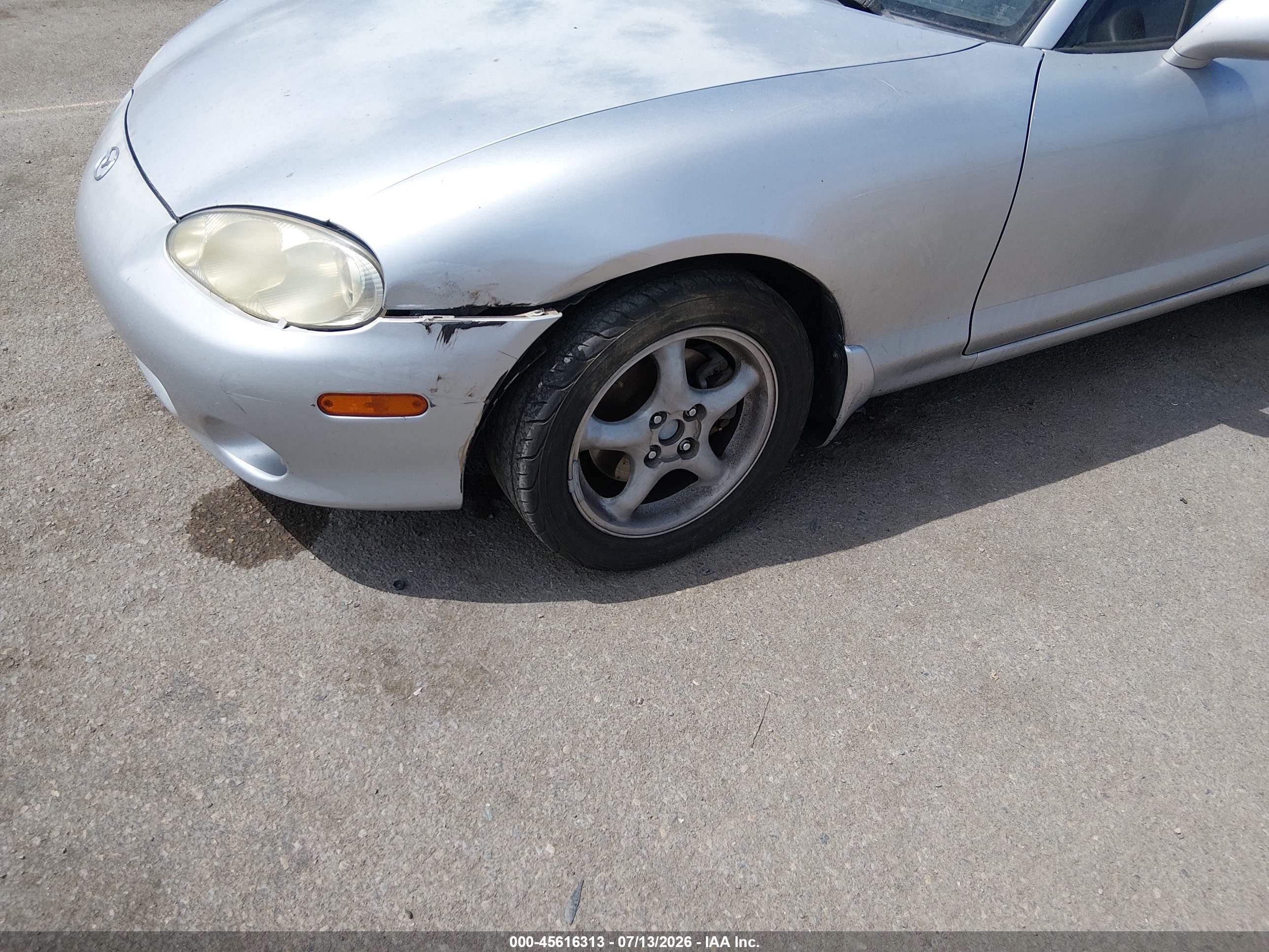 2003 Mazda Mx-5 Miata Cloth/ls/se/shinsen Silver vin: JM1NB353230311101
