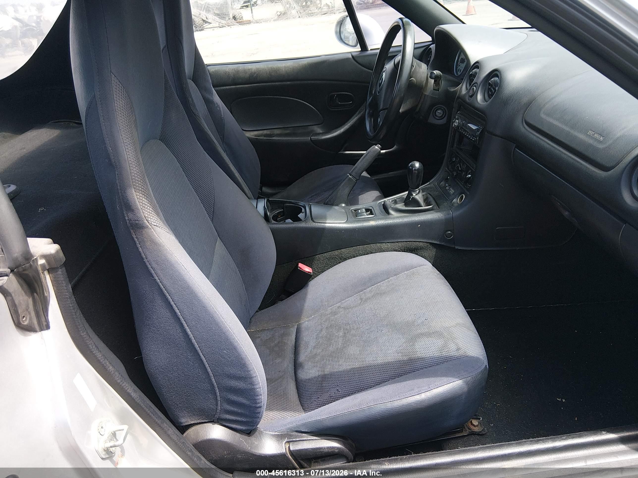 2003 Mazda Mx-5 Miata Cloth/ls/se/shinsen Silver vin: JM1NB353230311101