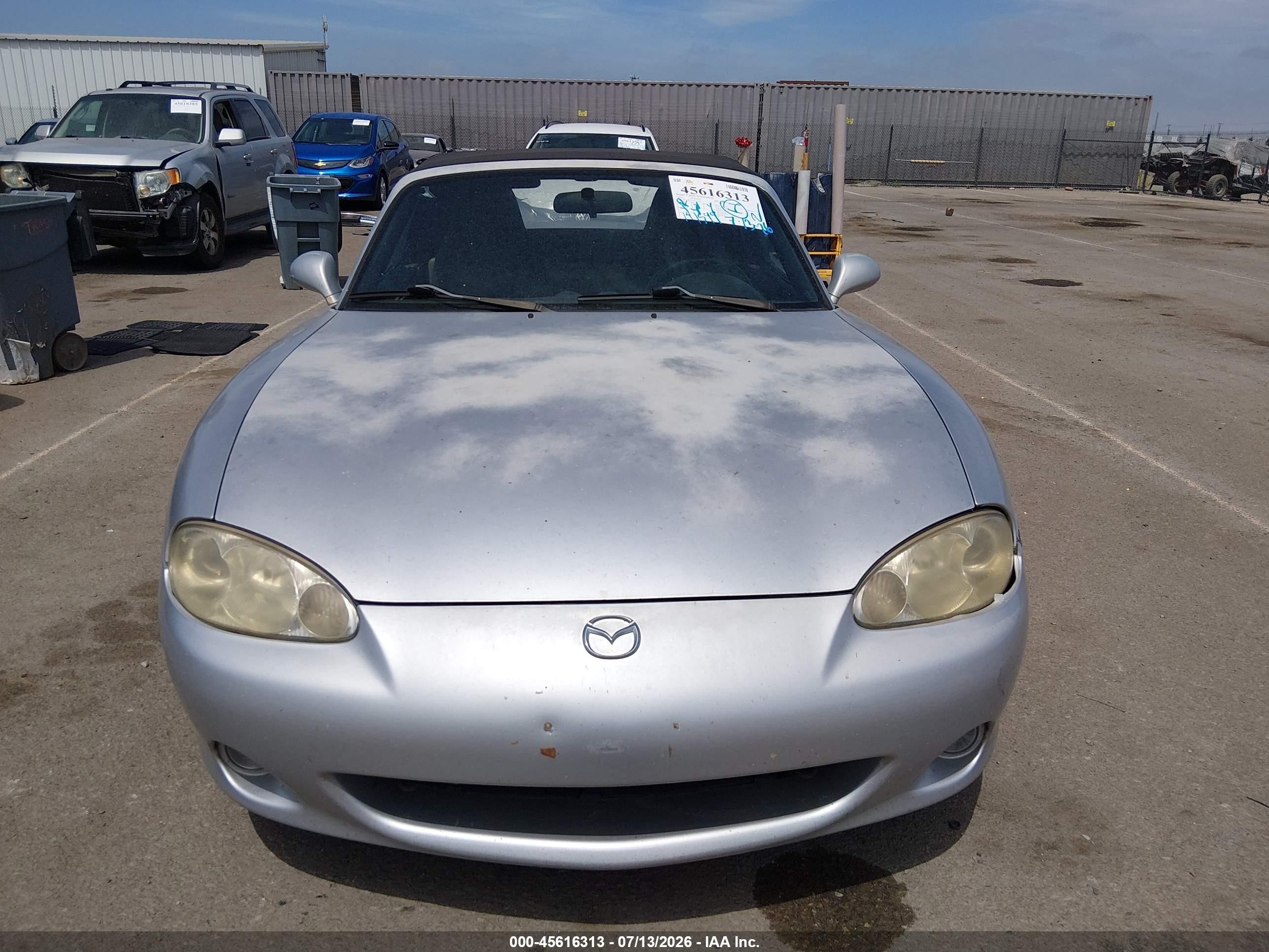 2003 Mazda Mx-5 Miata Cloth/ls/se/shinsen Silver vin: JM1NB353230311101