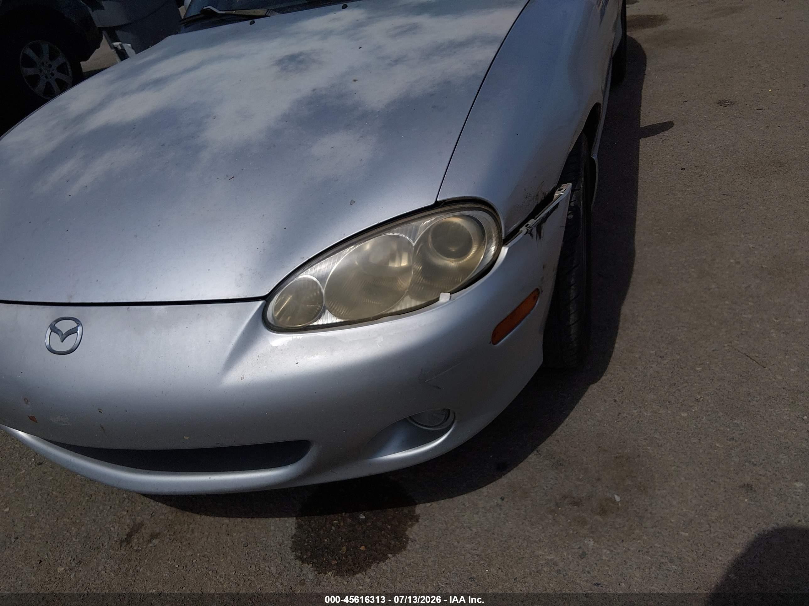 2003 Mazda Mx-5 Miata Cloth/ls/se/shinsen Silver vin: JM1NB353230311101