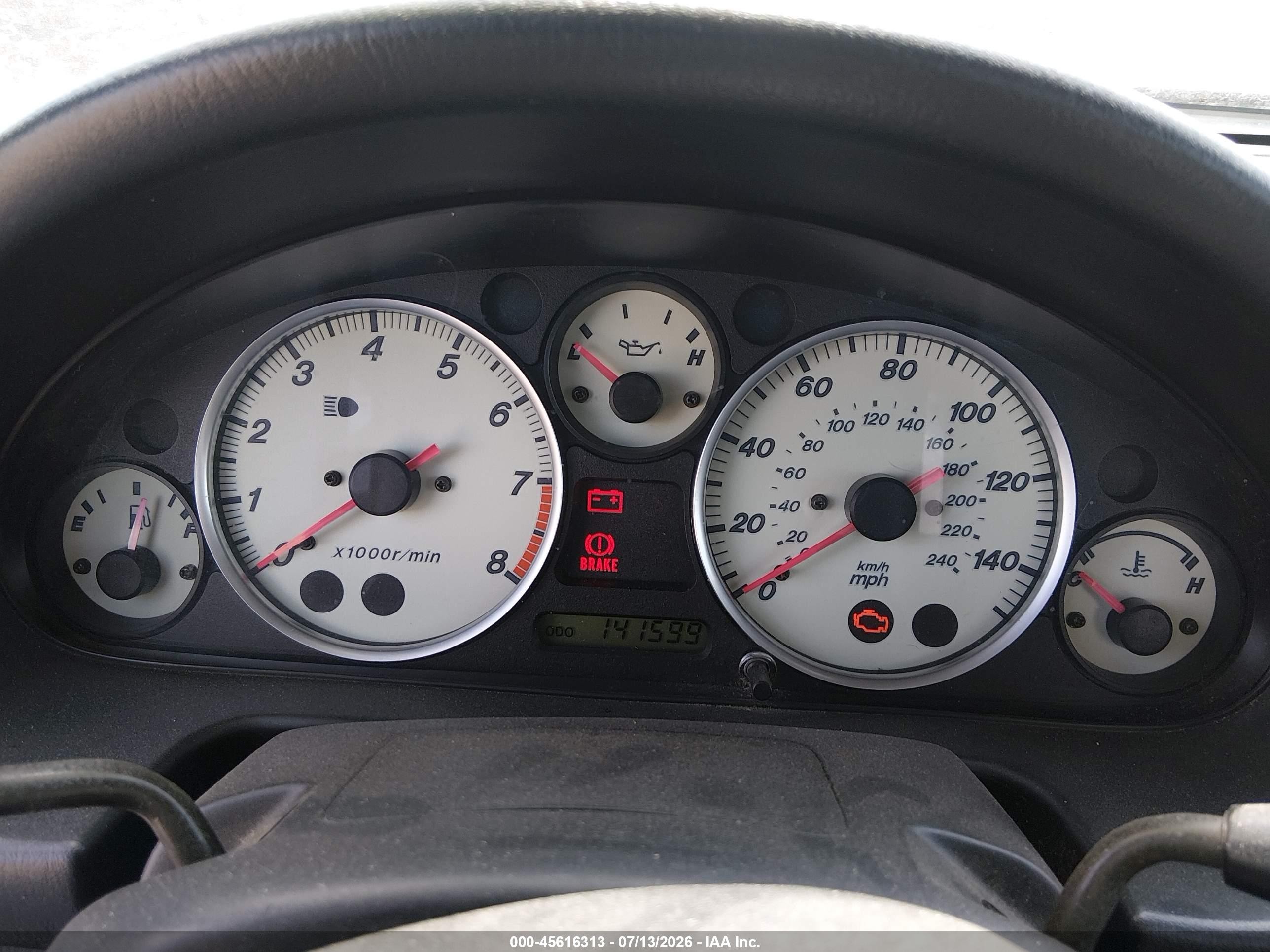2003 Mazda Mx-5 Miata Cloth/ls/se/shinsen Silver vin: JM1NB353230311101