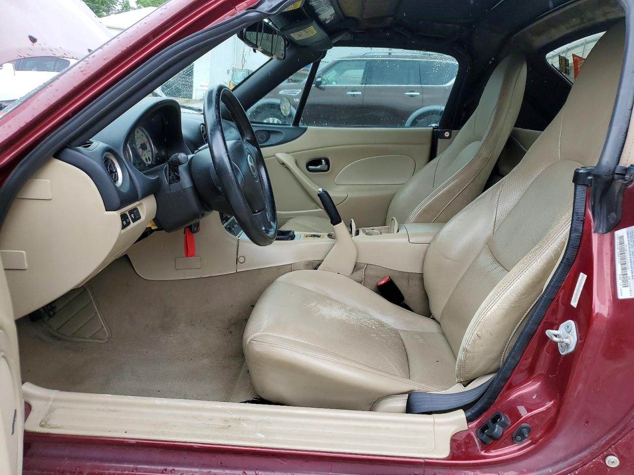 2003 Mazda Mx-5 Miata Base Red vin: JM1NB353230313561