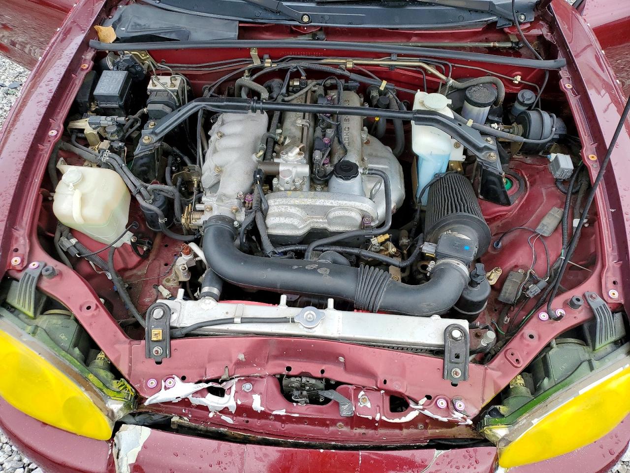 2003 Mazda Mx-5 Miata Base Red vin: JM1NB353230313561