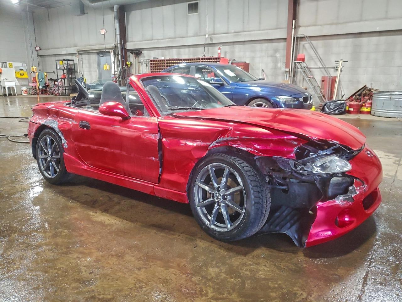 2005 Mazda Mx-5 Miata Base Red vin: JM1NB353250411248