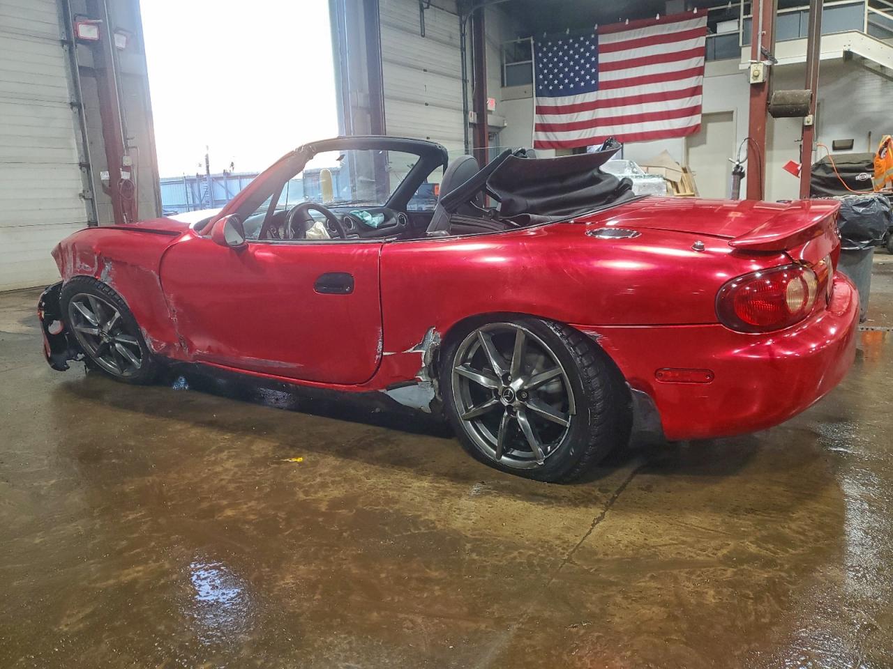 2005 Mazda Mx-5 Miata Base Red vin: JM1NB353250411248