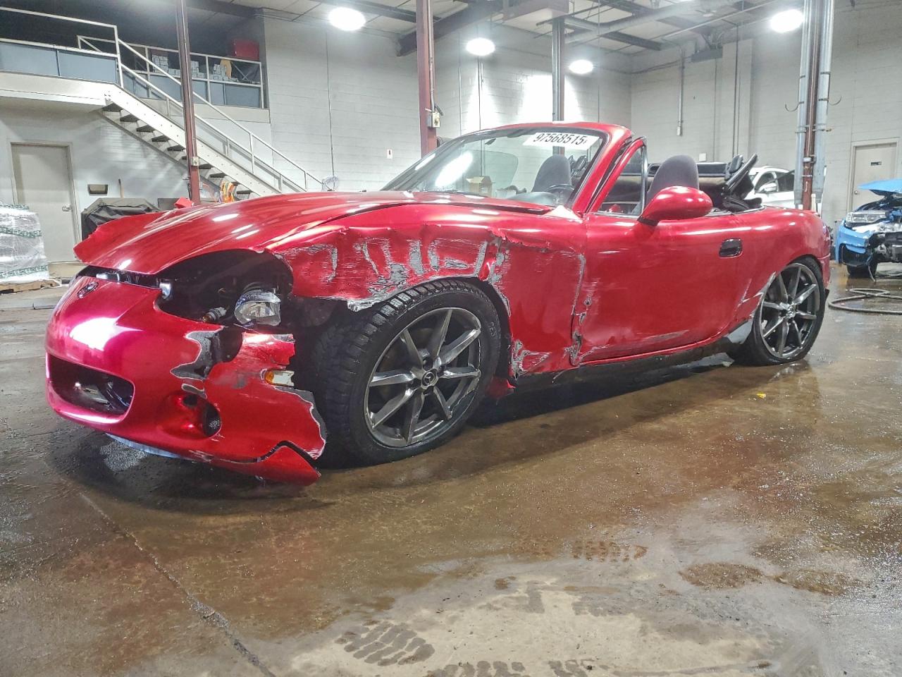 2005 Mazda Mx-5 Miata Base Red vin: JM1NB353250411248