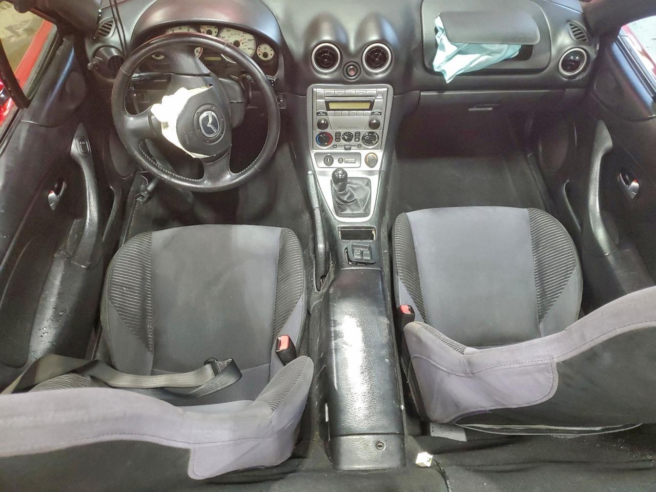 2005 Mazda Mx-5 Miata Base Red vin: JM1NB353250411248