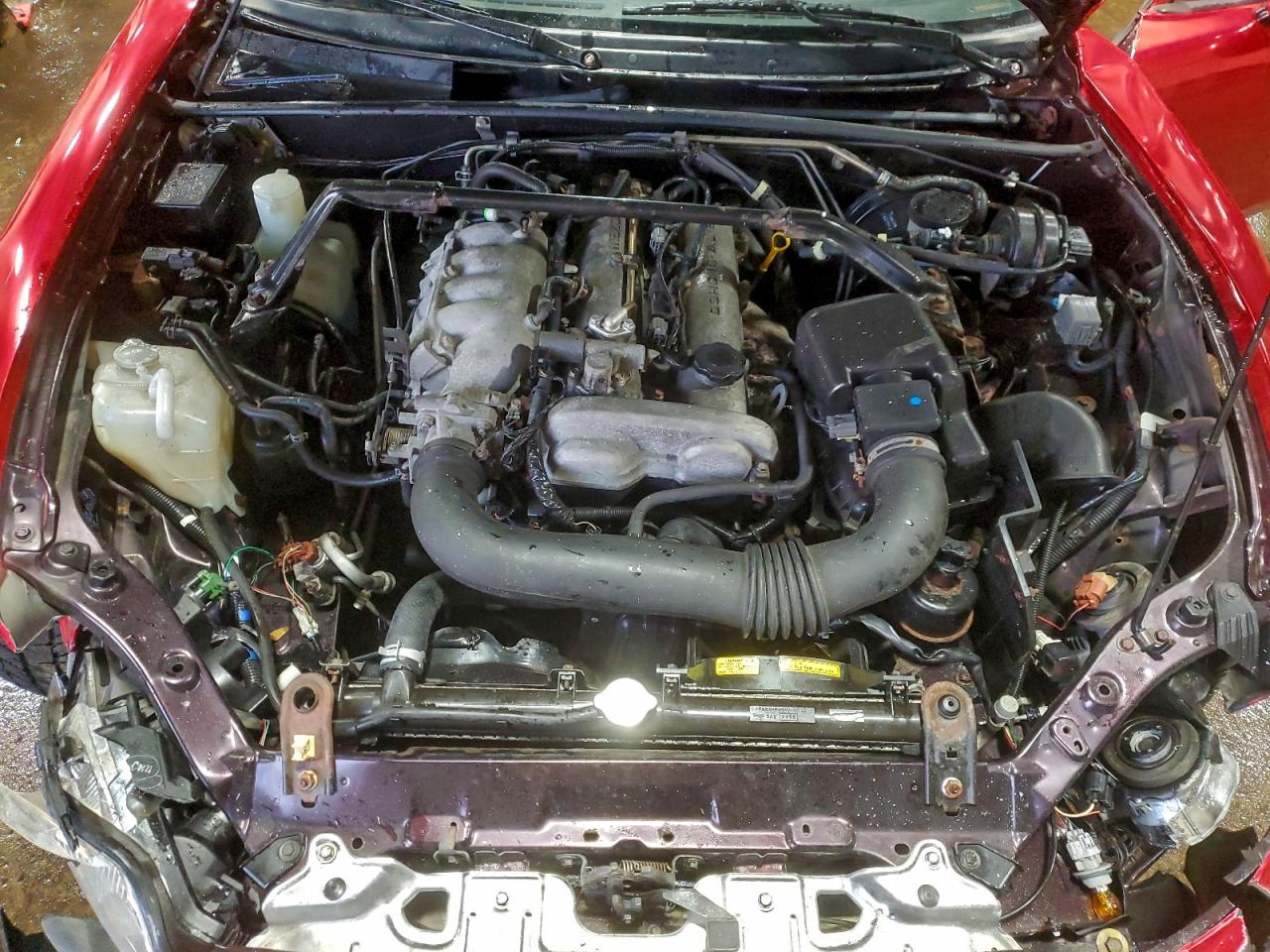 2005 Mazda Mx-5 Miata Base Red vin: JM1NB353250411248