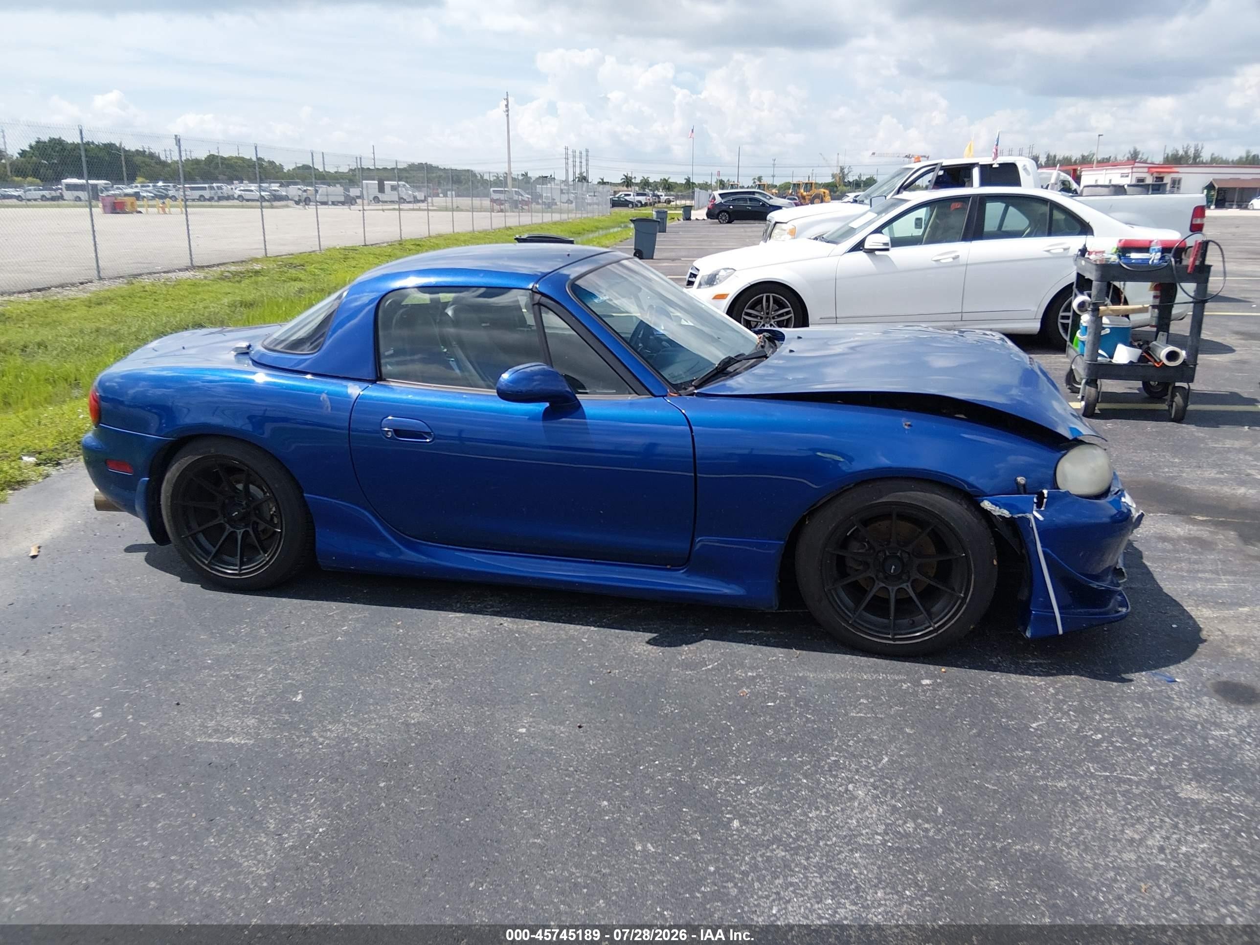 1999 Mazda Mx-5 Miata 10th Anniversary Edition/leather/popular Equip/sport/touring Синий vin: JM1NB3532X0132630