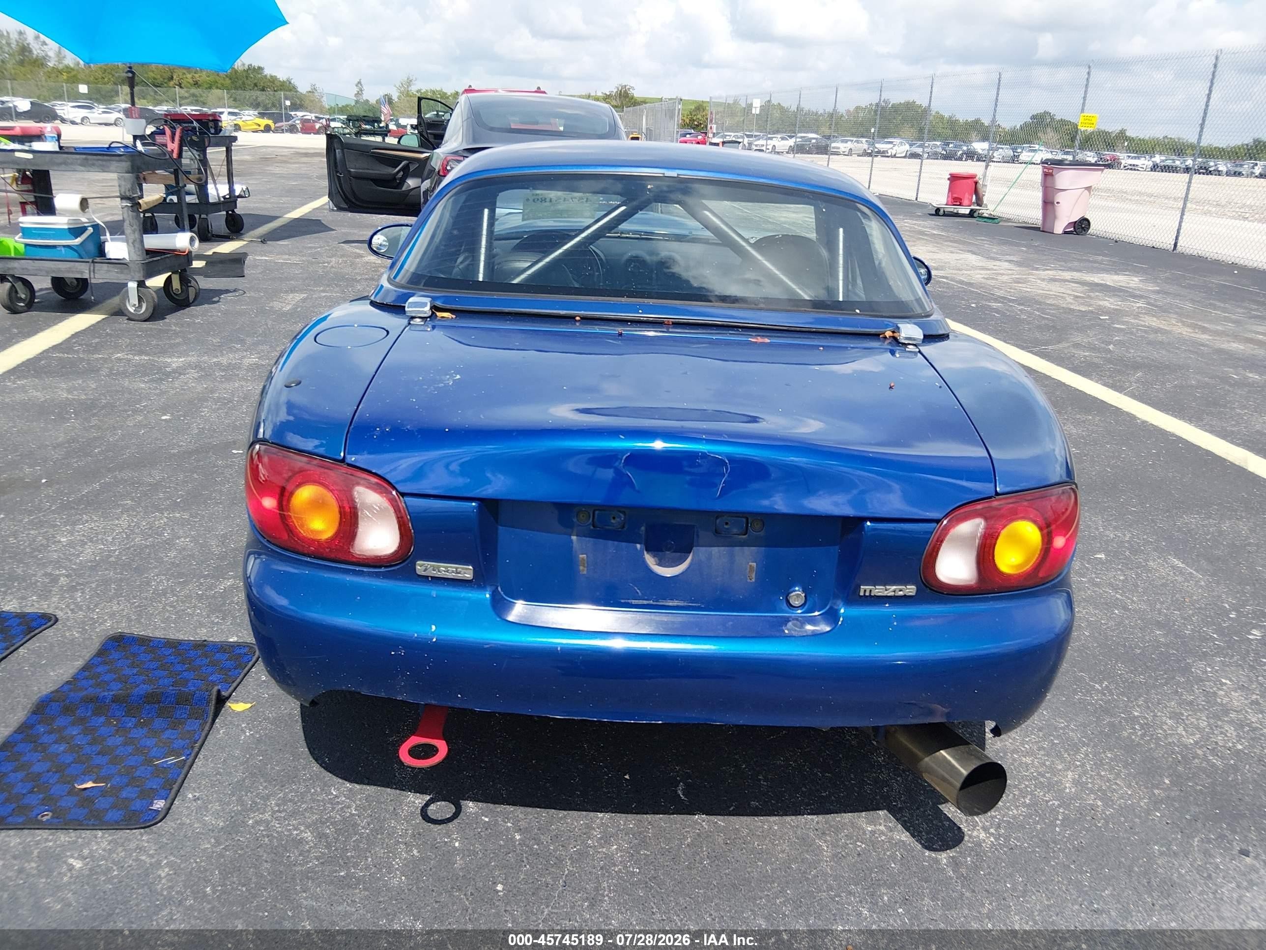 1999 Mazda Mx-5 Miata 10th Anniversary Edition/leather/popular Equip/sport/touring Синий vin: JM1NB3532X0132630