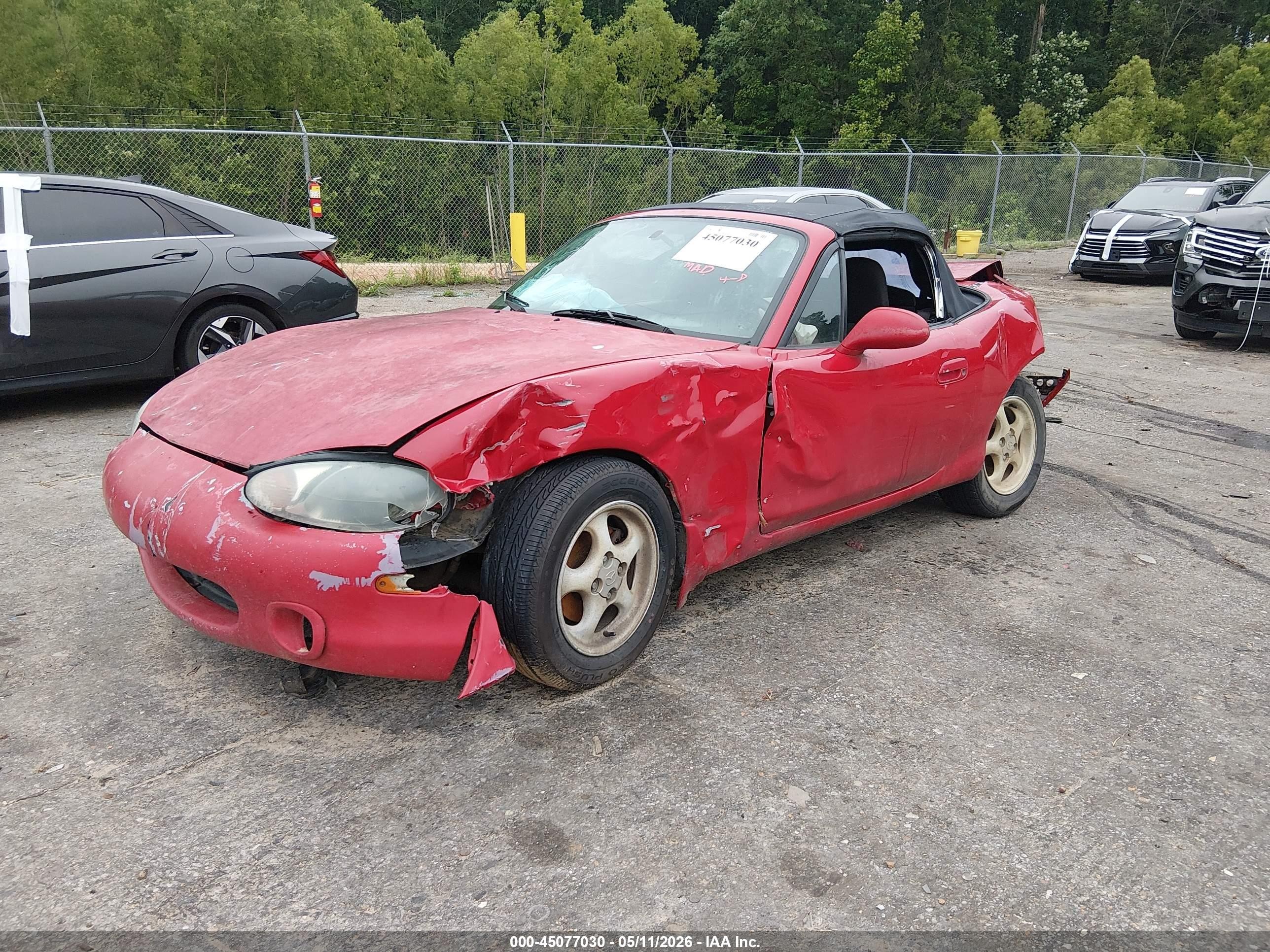 2000 Mazda Mx-5 Miata Ls/special Edition Красный vin: JM1NB3532Y0144441