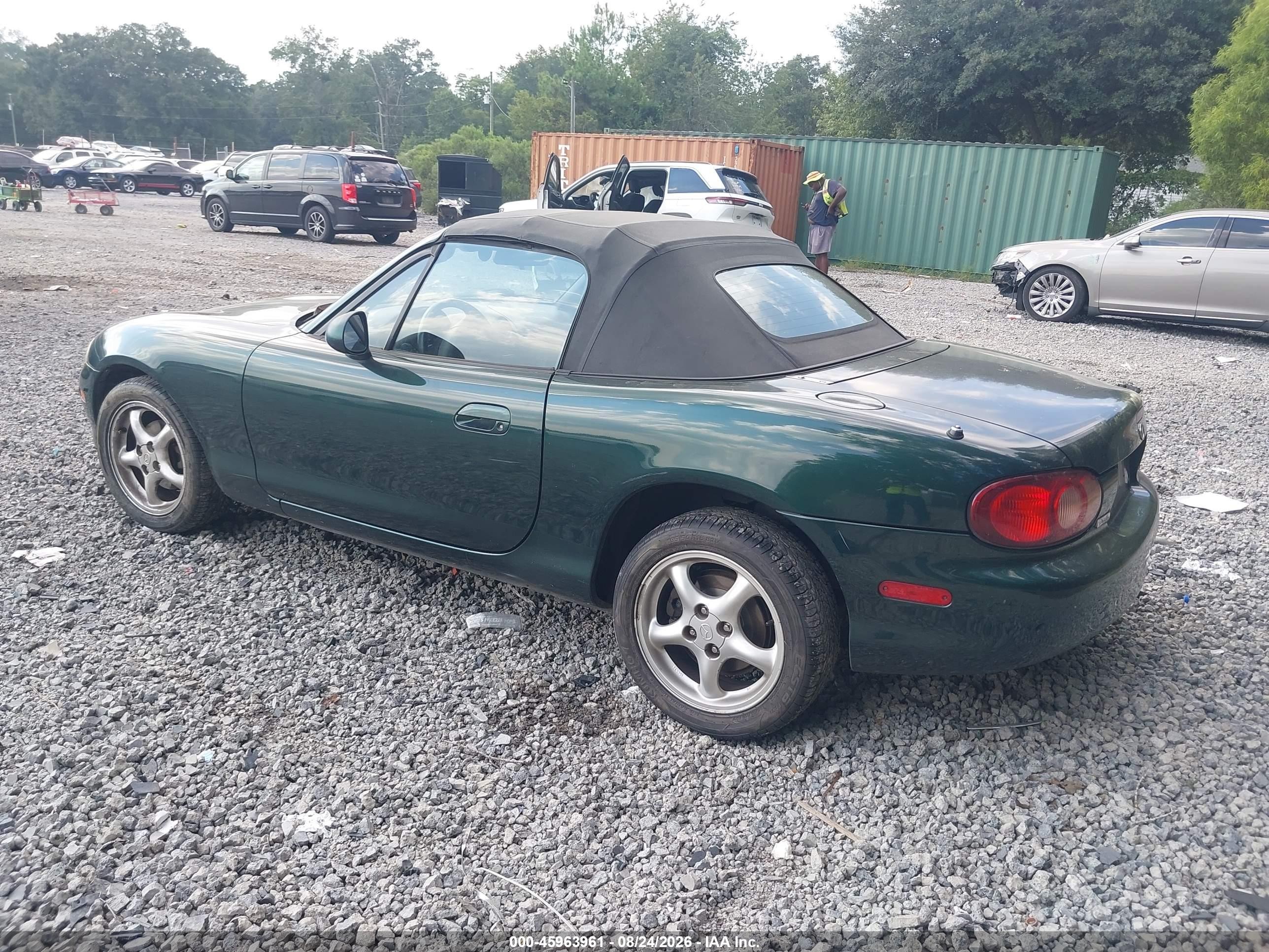 2001 Mazda Mx-5 Miata Ls/special Edition Зеленый vin: JM1NB353310200389