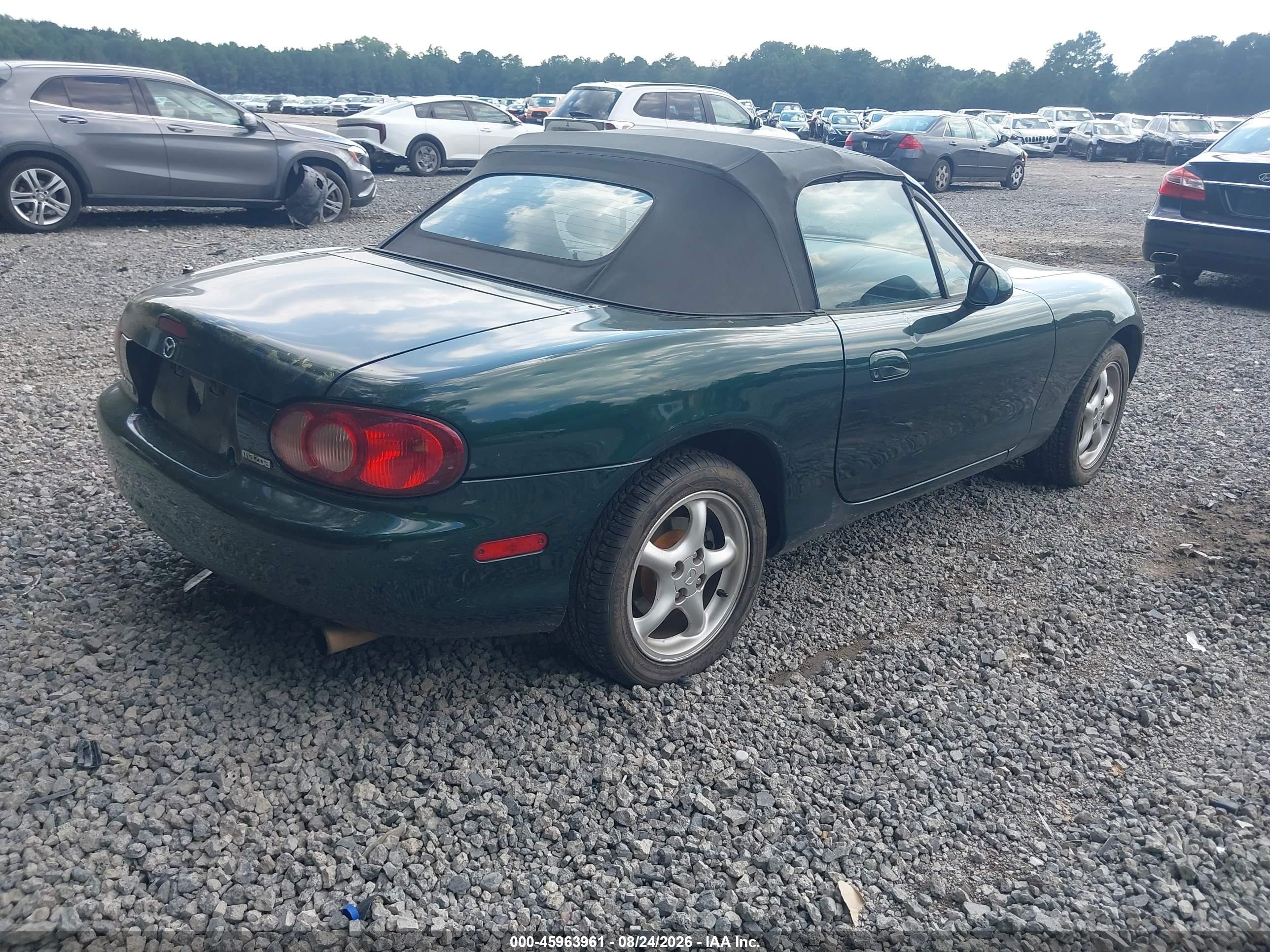 2001 Mazda Mx-5 Miata Ls/special Edition Зеленый vin: JM1NB353310200389
