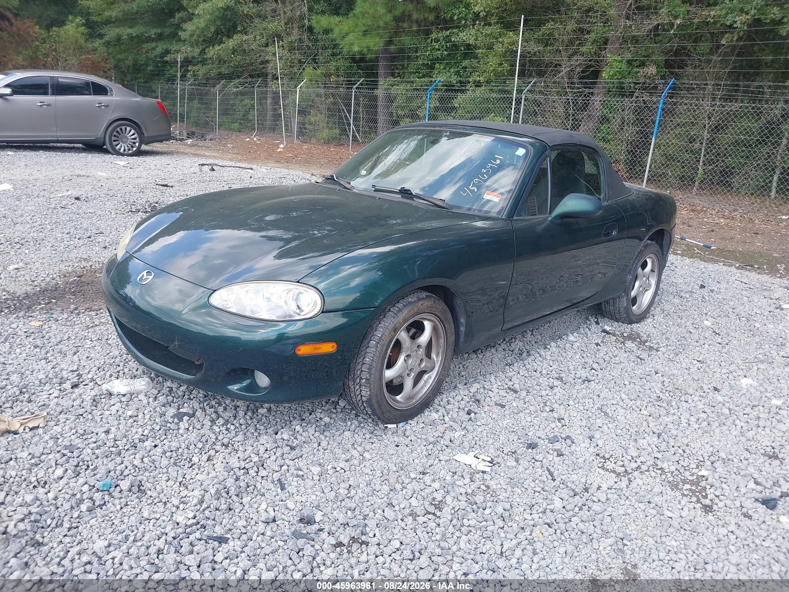 2001 Mazda Mx-5 Miata Ls/special Edition Зеленый vin: JM1NB353310200389