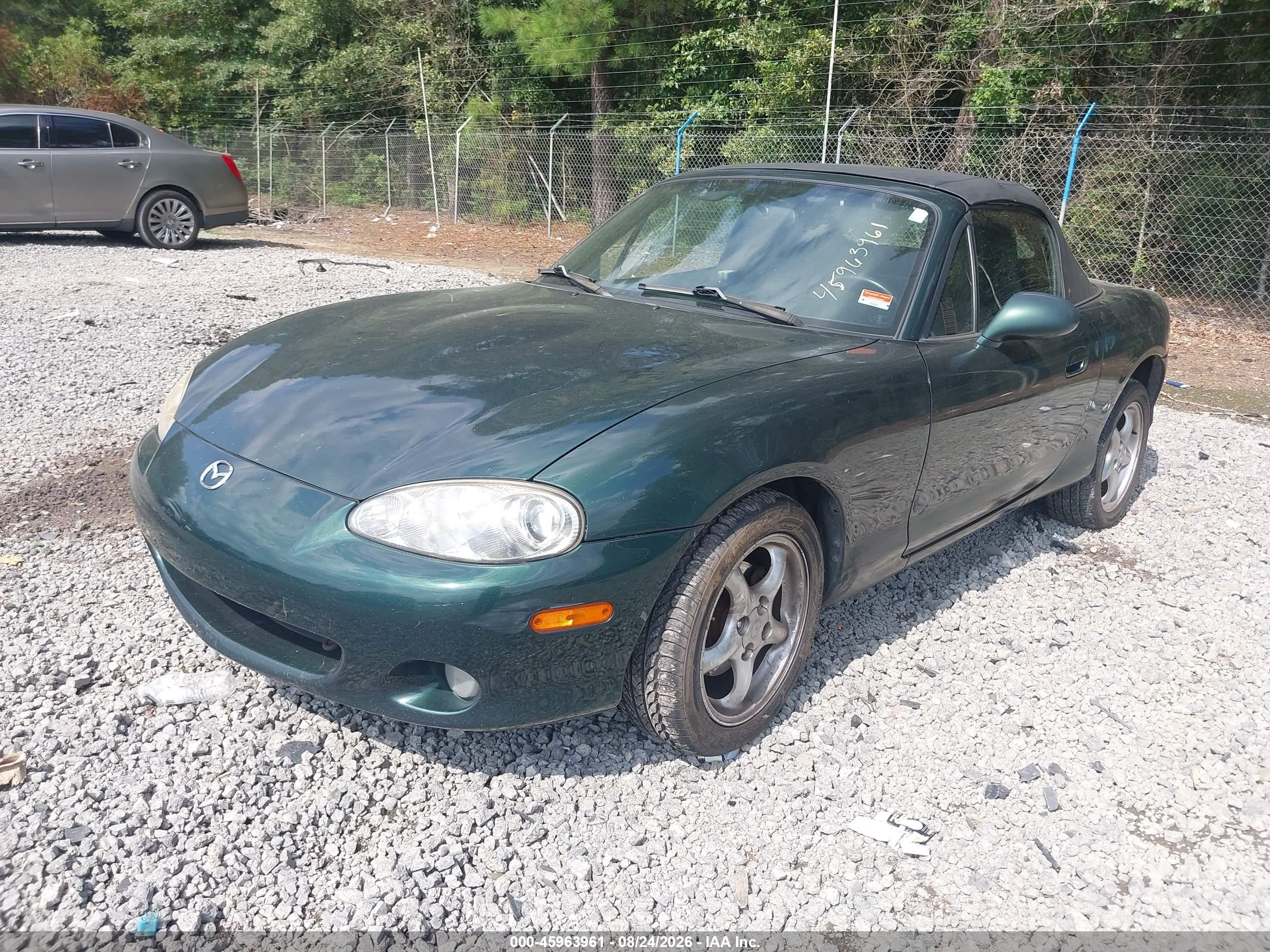 2001 Mazda Mx-5 Miata Ls/special Edition Зеленый vin: JM1NB353310200389