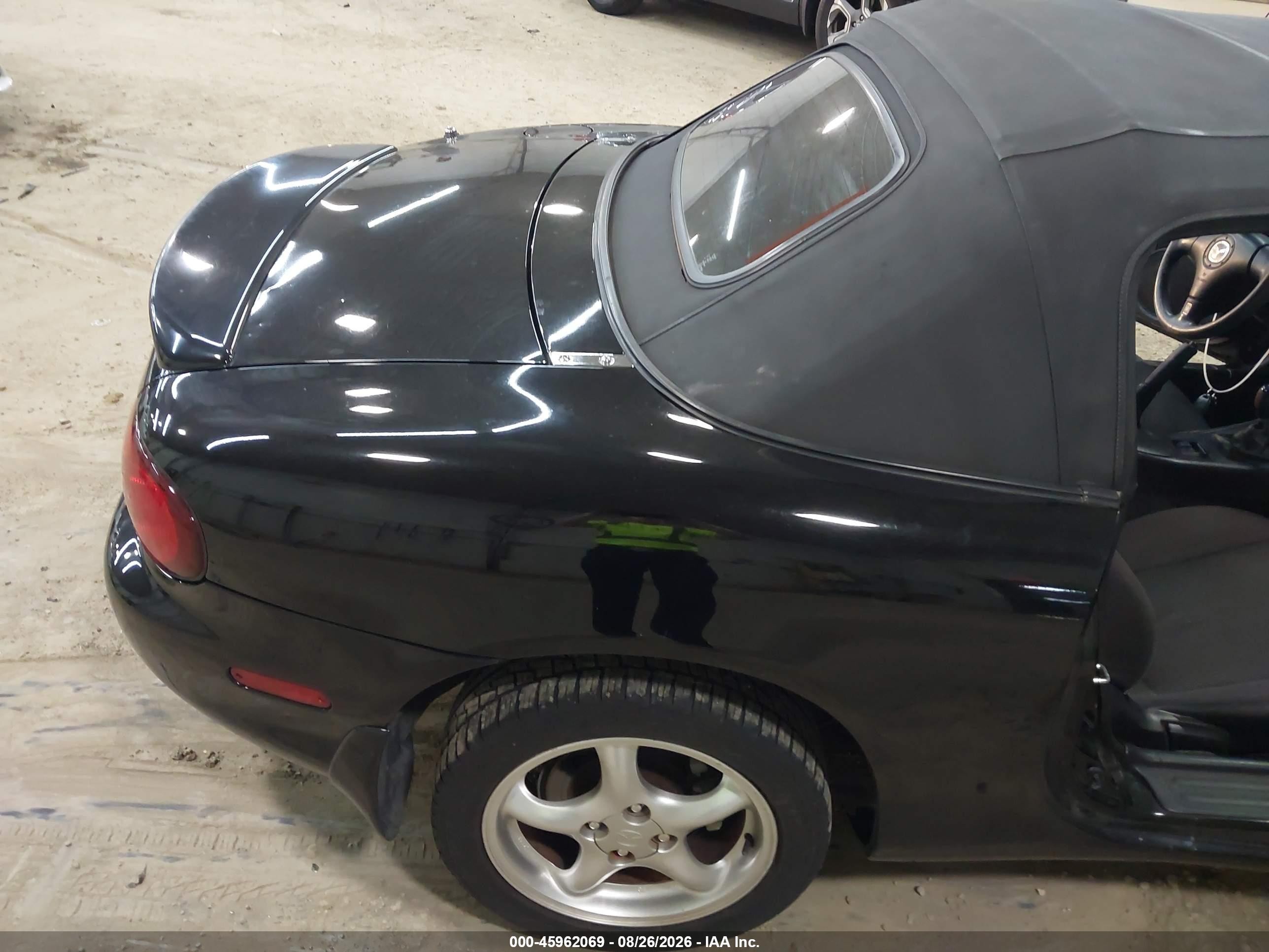 2002 Mazda Mx-5 Miata Cloth/ls/se Black vin: JM1NB353320221762
