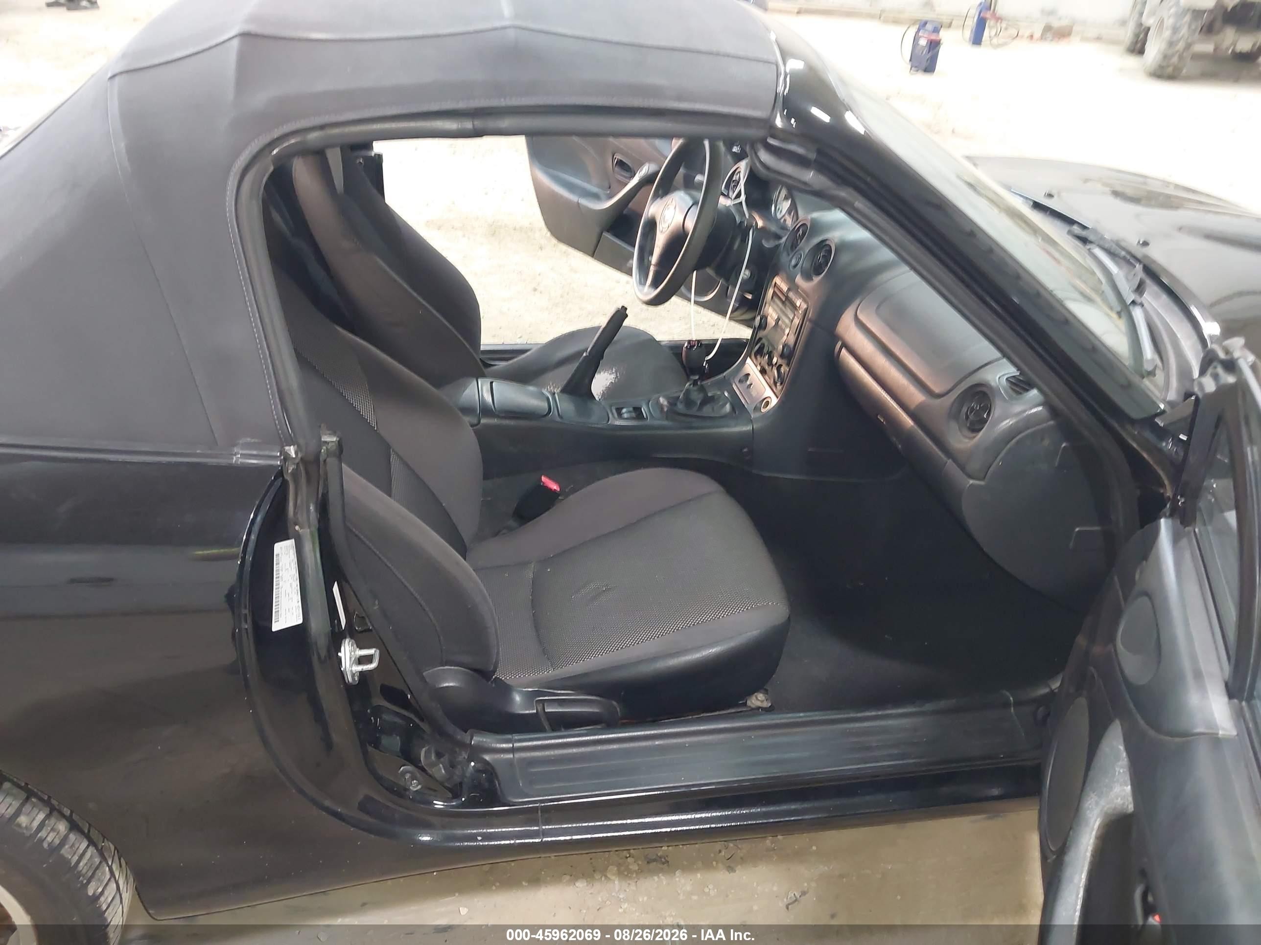 2002 Mazda Mx-5 Miata Cloth/ls/se Black vin: JM1NB353320221762