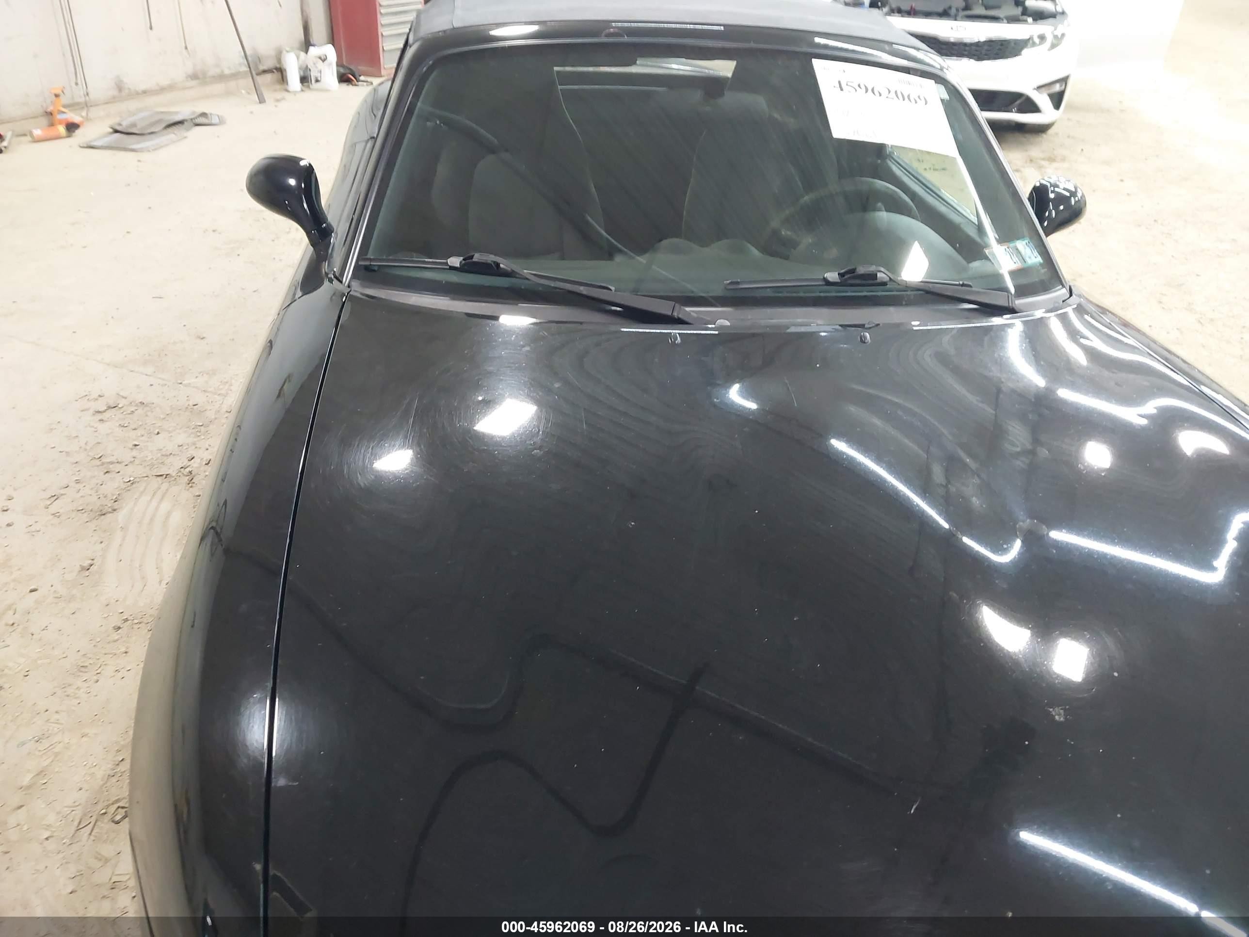 2002 Mazda Mx-5 Miata Cloth/ls/se Black vin: JM1NB353320221762
