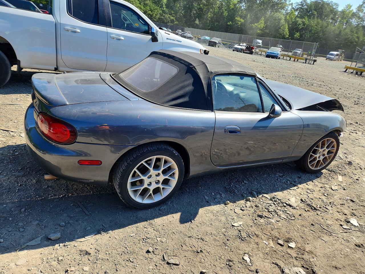 2002 Mazda Mx-5 Miata Base Gray vin: JM1NB353320227142