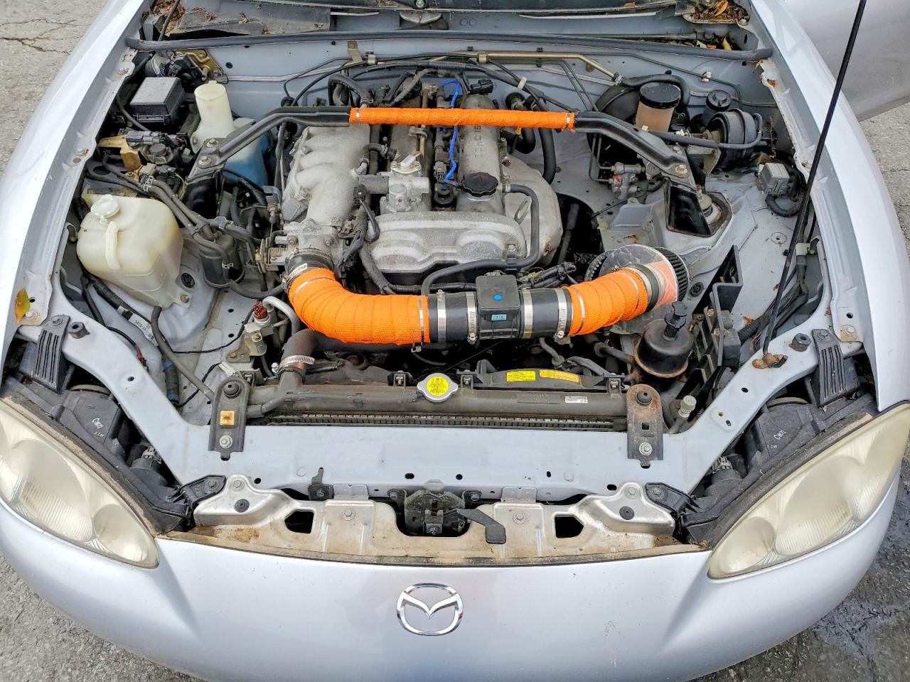 2002 Mazda Mx-5 Miata Base Silver vin: JM1NB353320229389