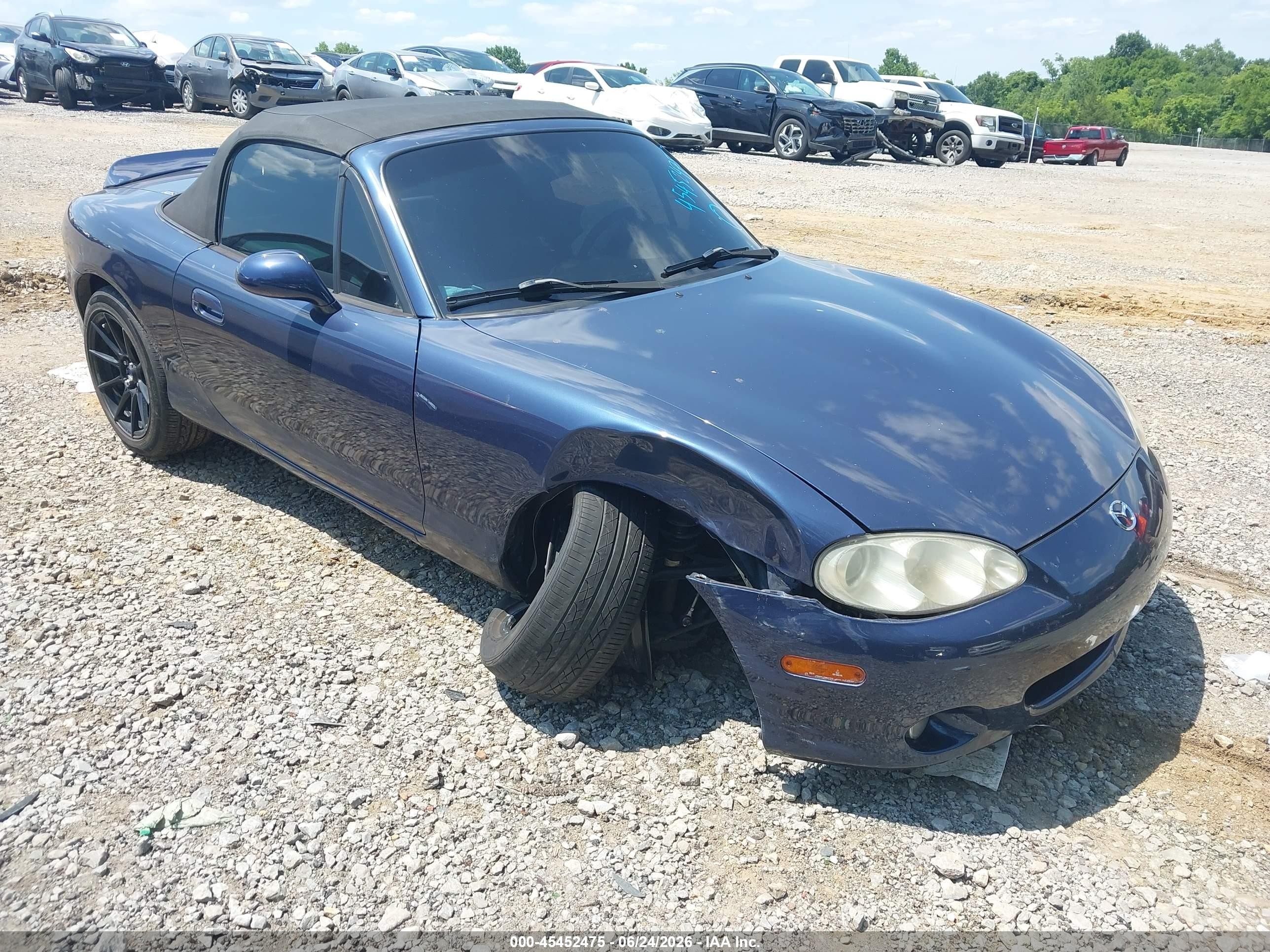 2003 Mazda Mx-5 Miata Cloth/ls/se/shinsen Blue vin: JM1NB353330311771
