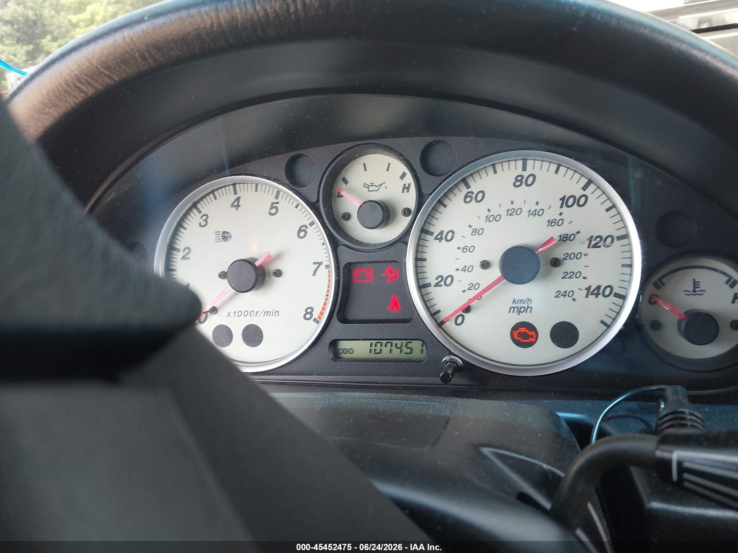 2003 Mazda Mx-5 Miata Cloth/ls/se/shinsen Blue vin: JM1NB353330311771