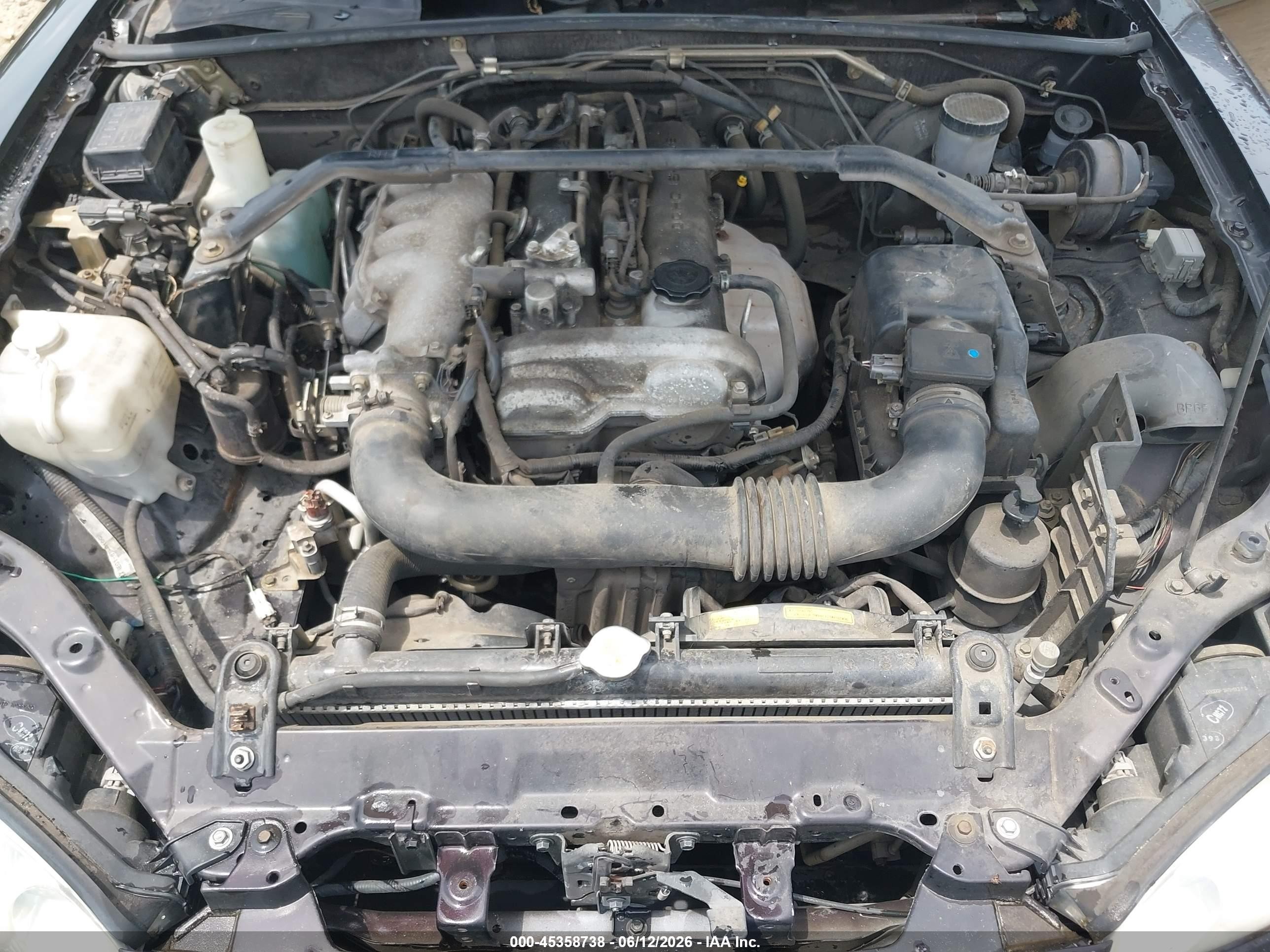 2004 Mazda Mx-5 Miata Cloth Black vin: JM1NB353340401293