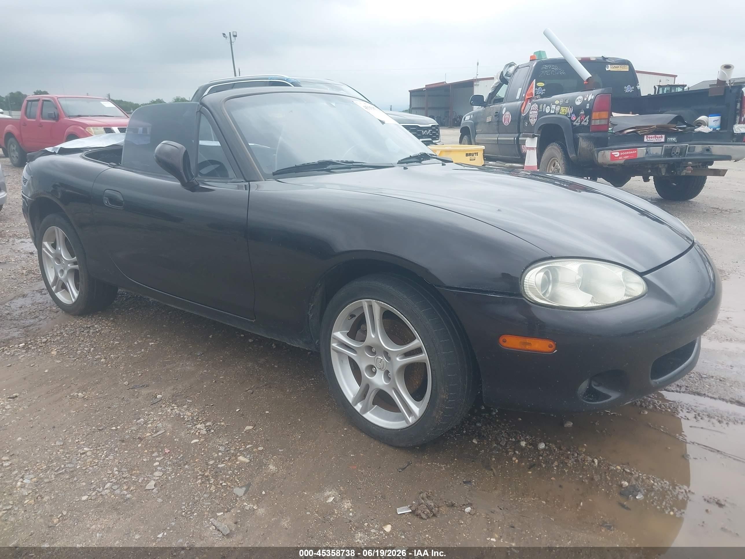 2004 Mazda Mx-5 Miata Cloth Black vin: JM1NB353340401293