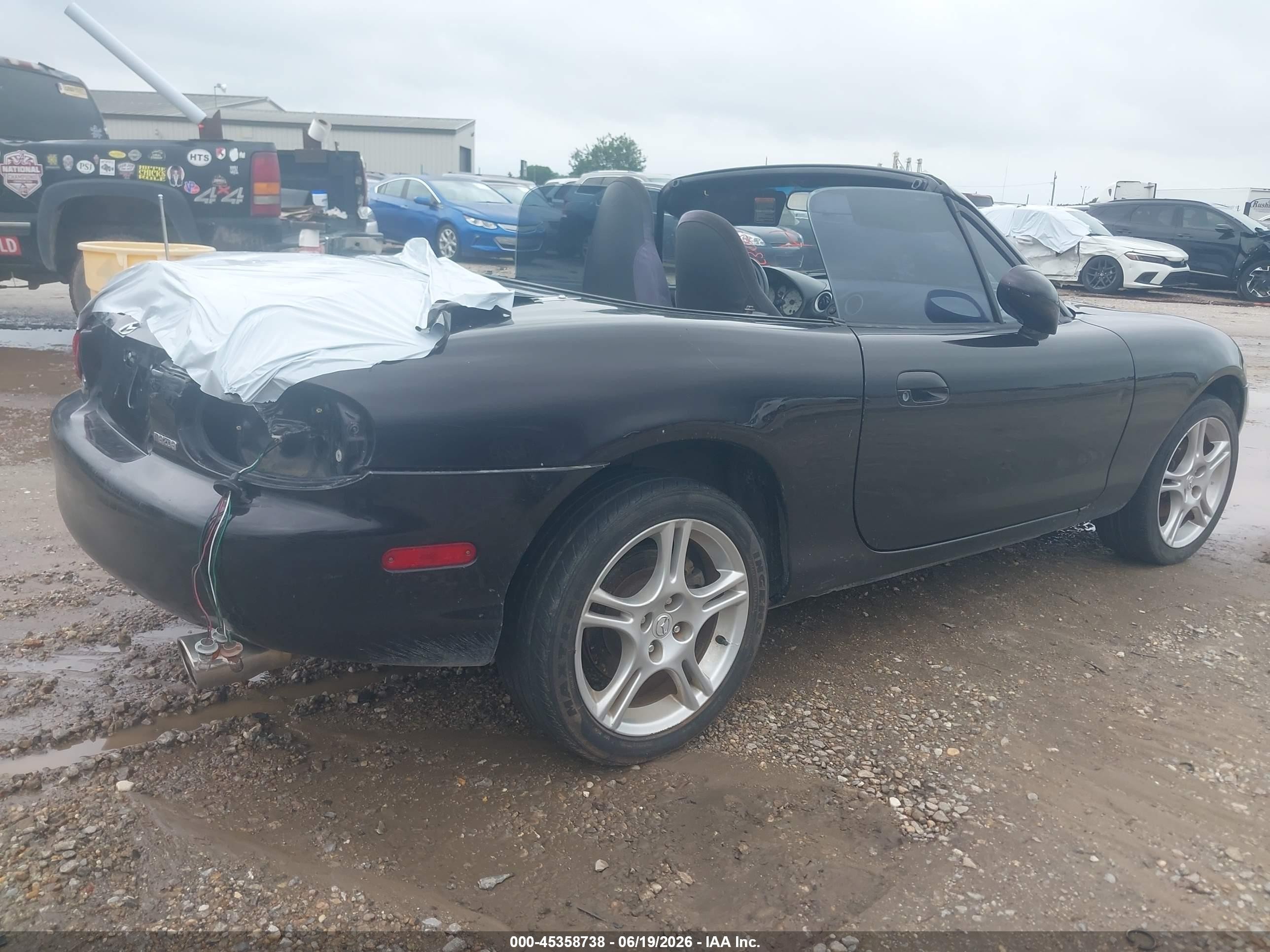 2004 Mazda Mx-5 Miata Cloth Black vin: JM1NB353340401293