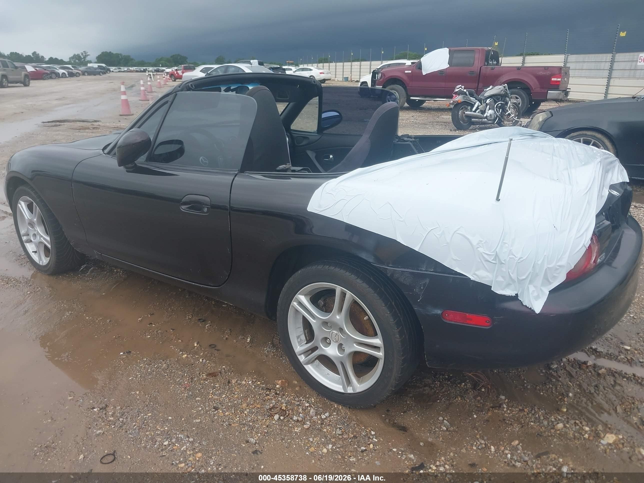 2004 Mazda Mx-5 Miata Cloth Black vin: JM1NB353340401293