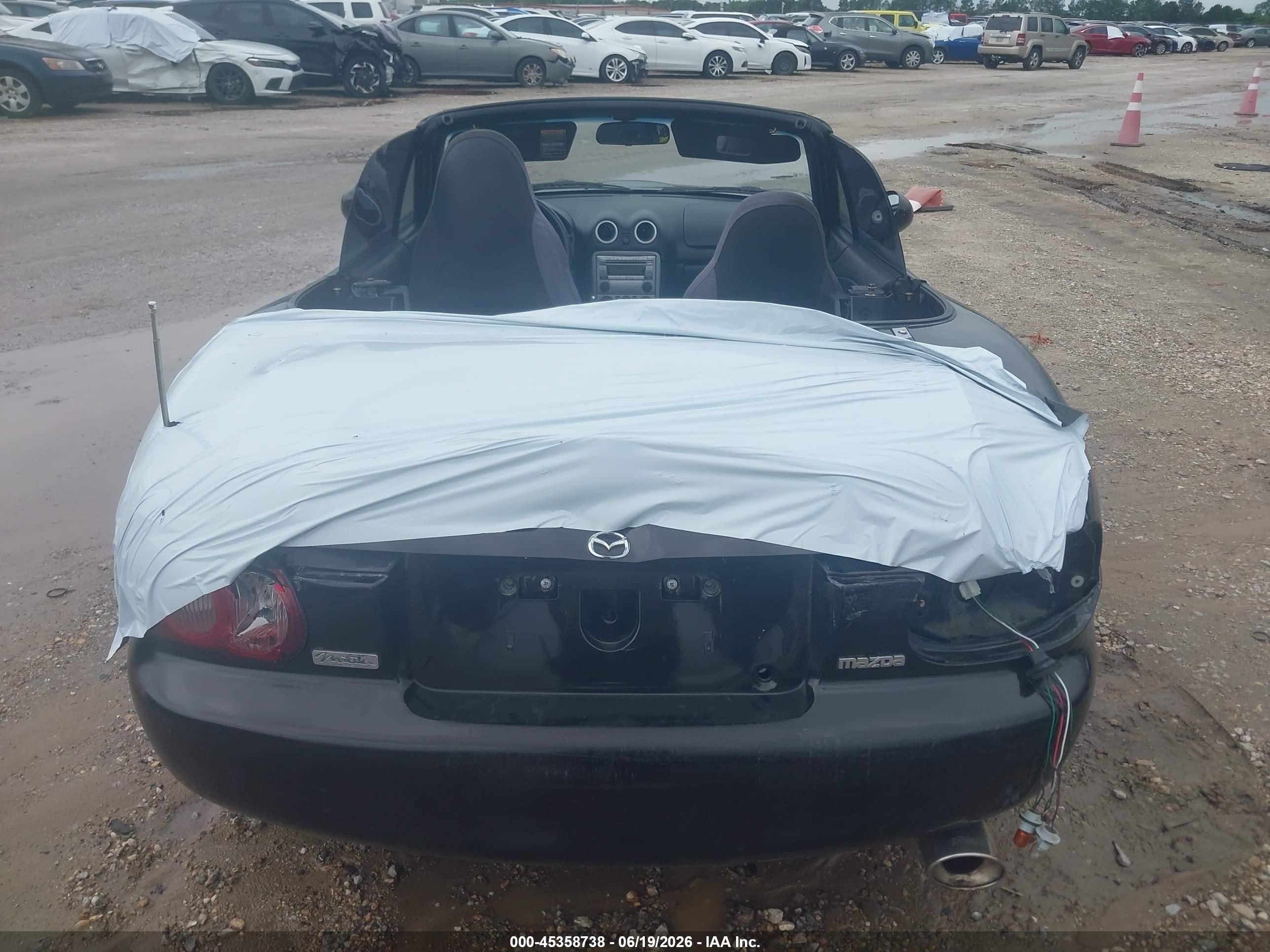 2004 Mazda Mx-5 Miata Cloth Black vin: JM1NB353340401293